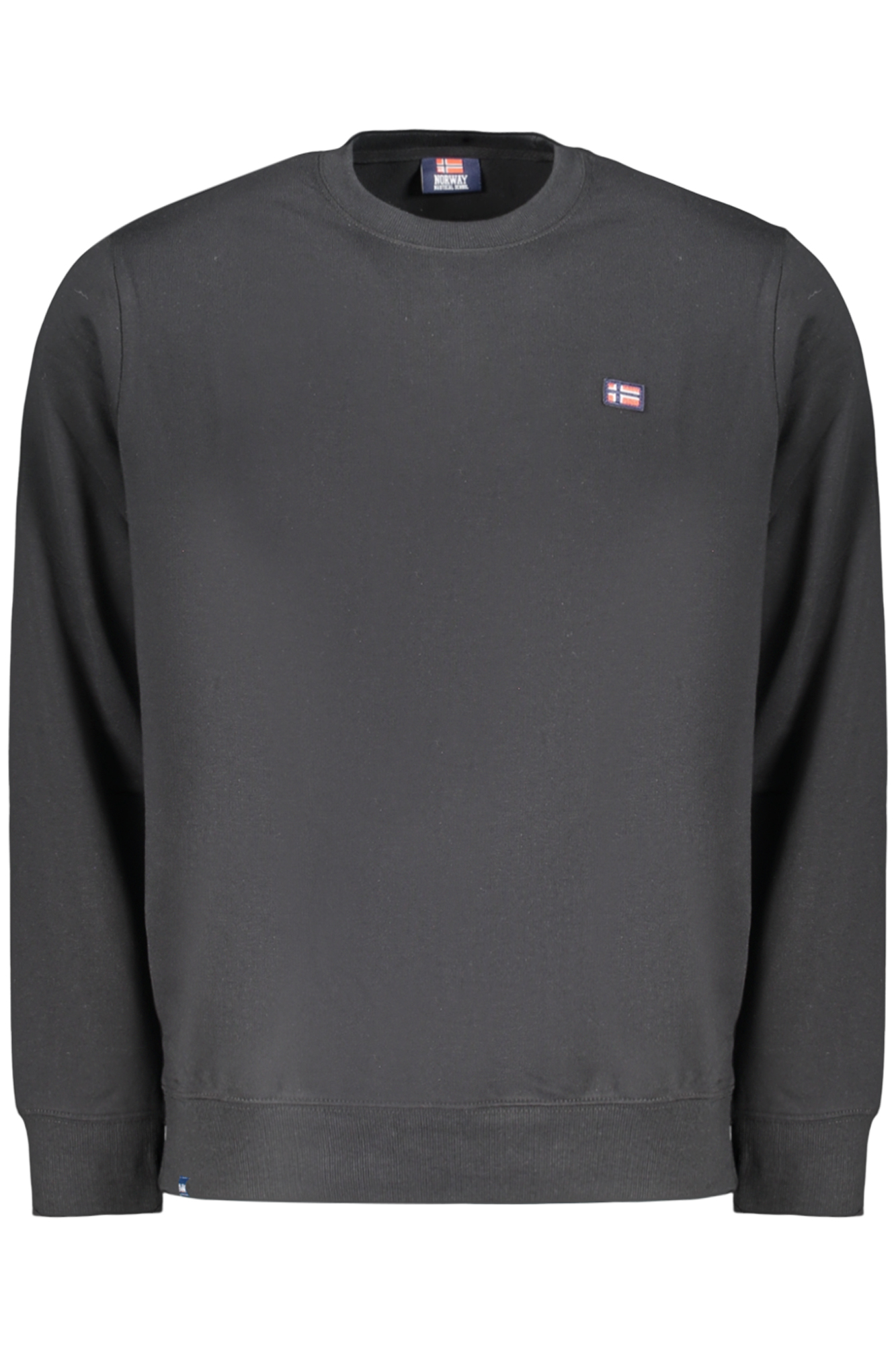 NORWAY 1963 FELPA SENZA ZIP UOMO - Nero