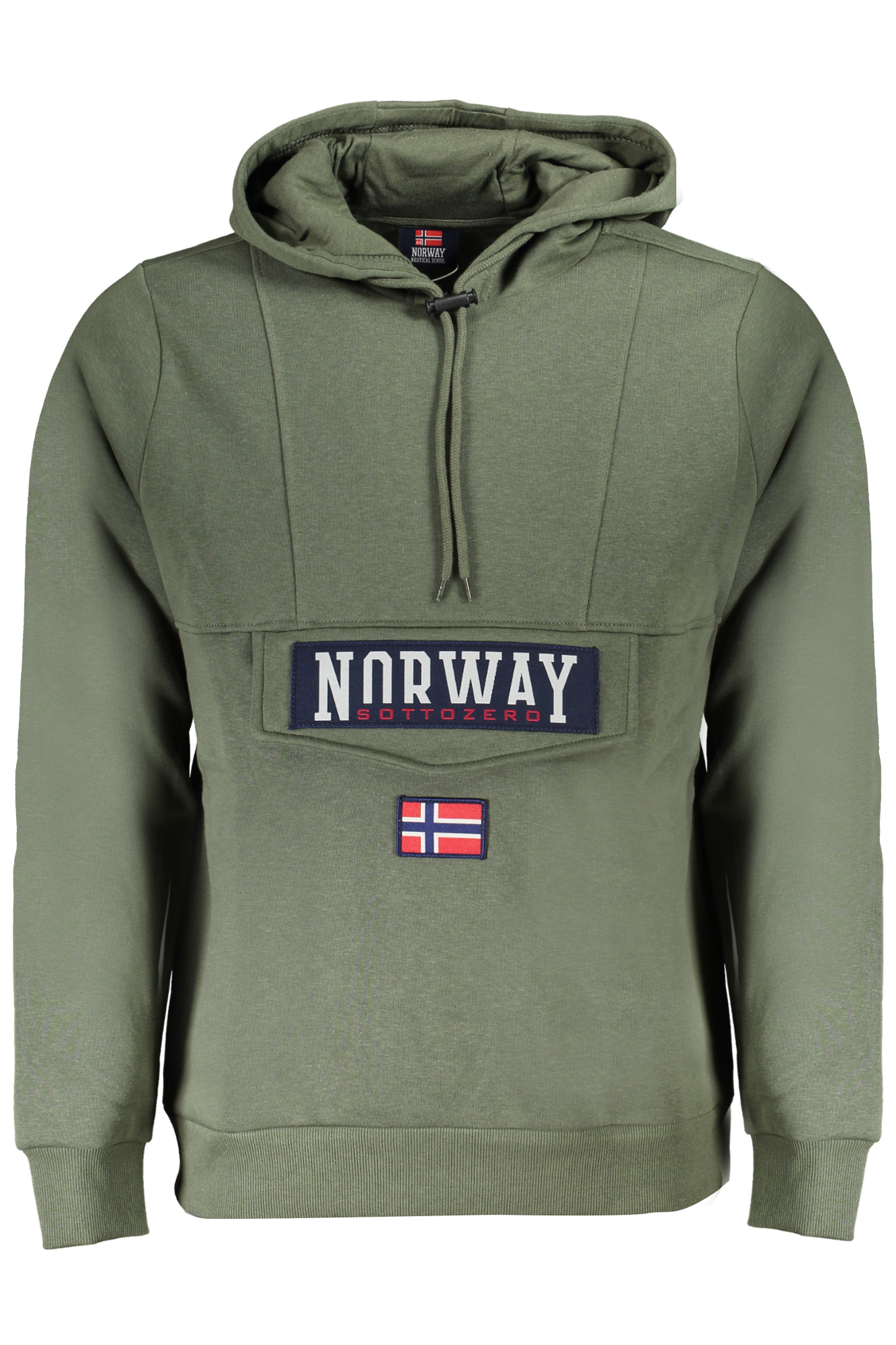 NORWAY 1963 FELPA SENZA ZIP UOMO - Verde