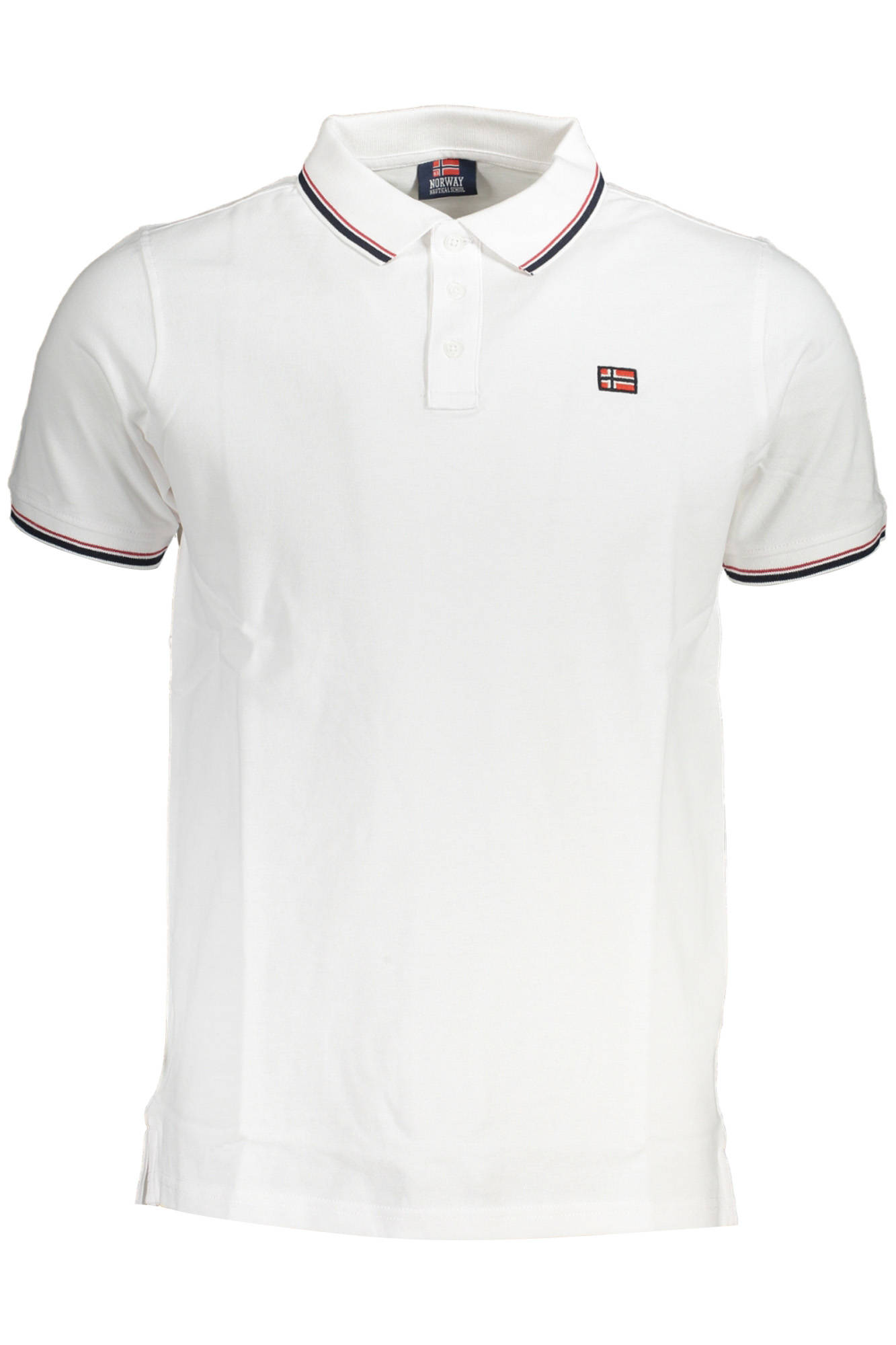 NORWAY 1963 POLO MANICHE CORTE UOMO - Bianco