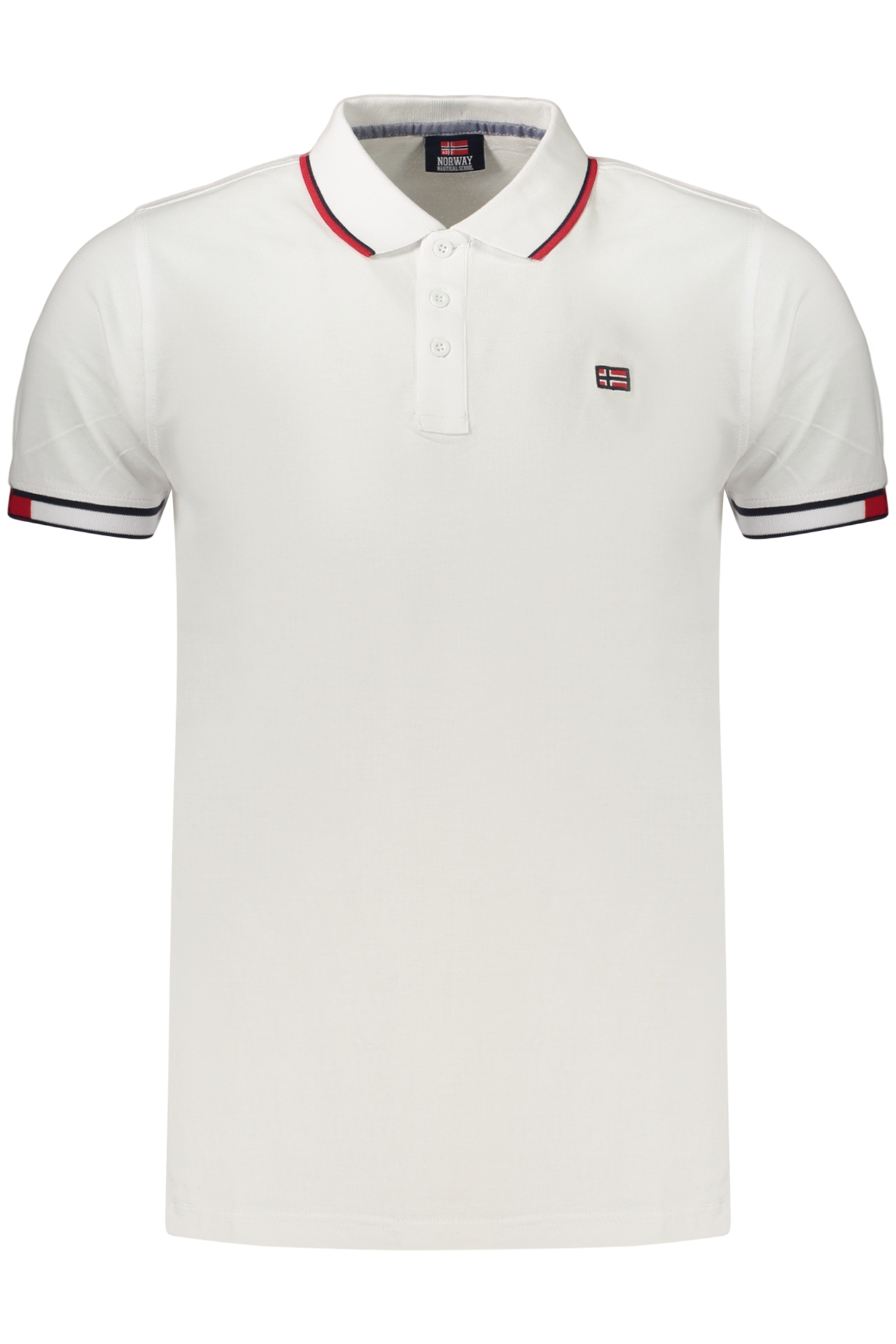 NORWAY 1963 POLO MANICHE CORTE UOMO - Bianco