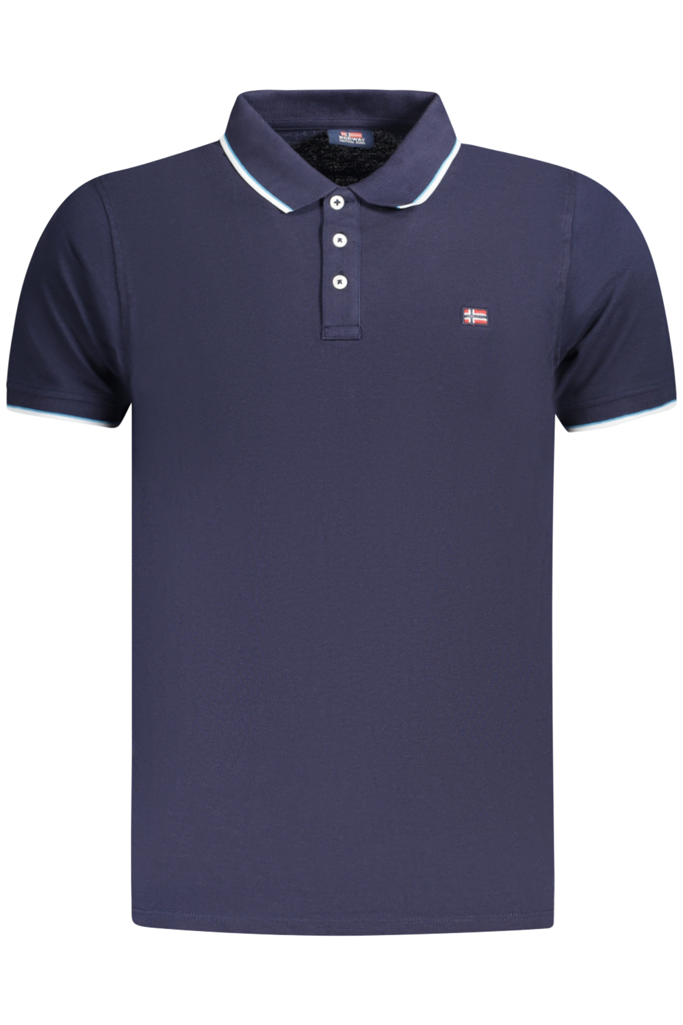 NORWAY 1963 POLO MANICHE CORTE UOMO - Blu
