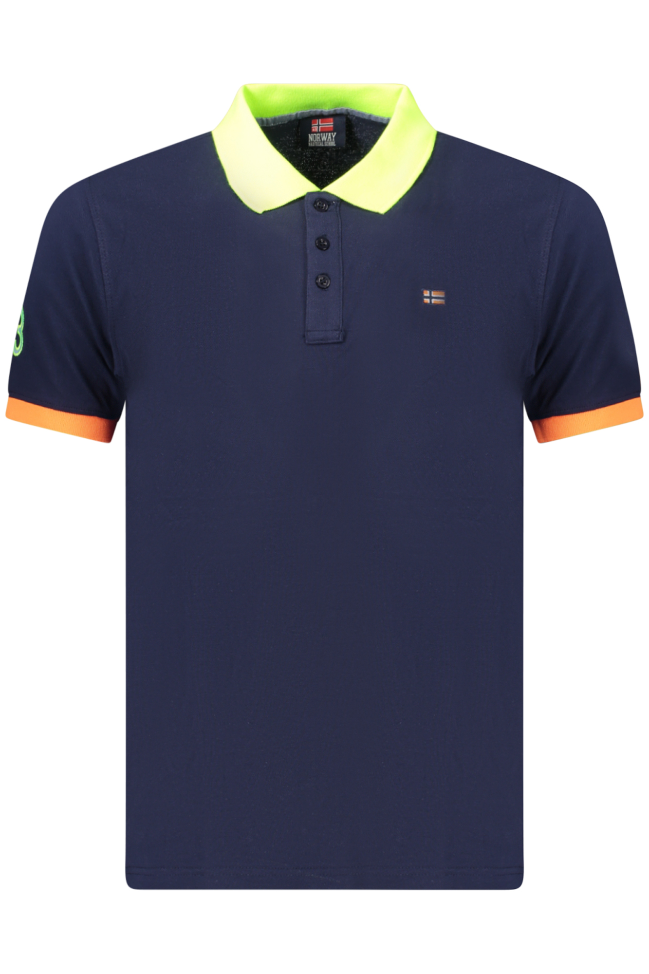 NORWAY 1963 POLO MANICHE CORTE UOMO - Blu