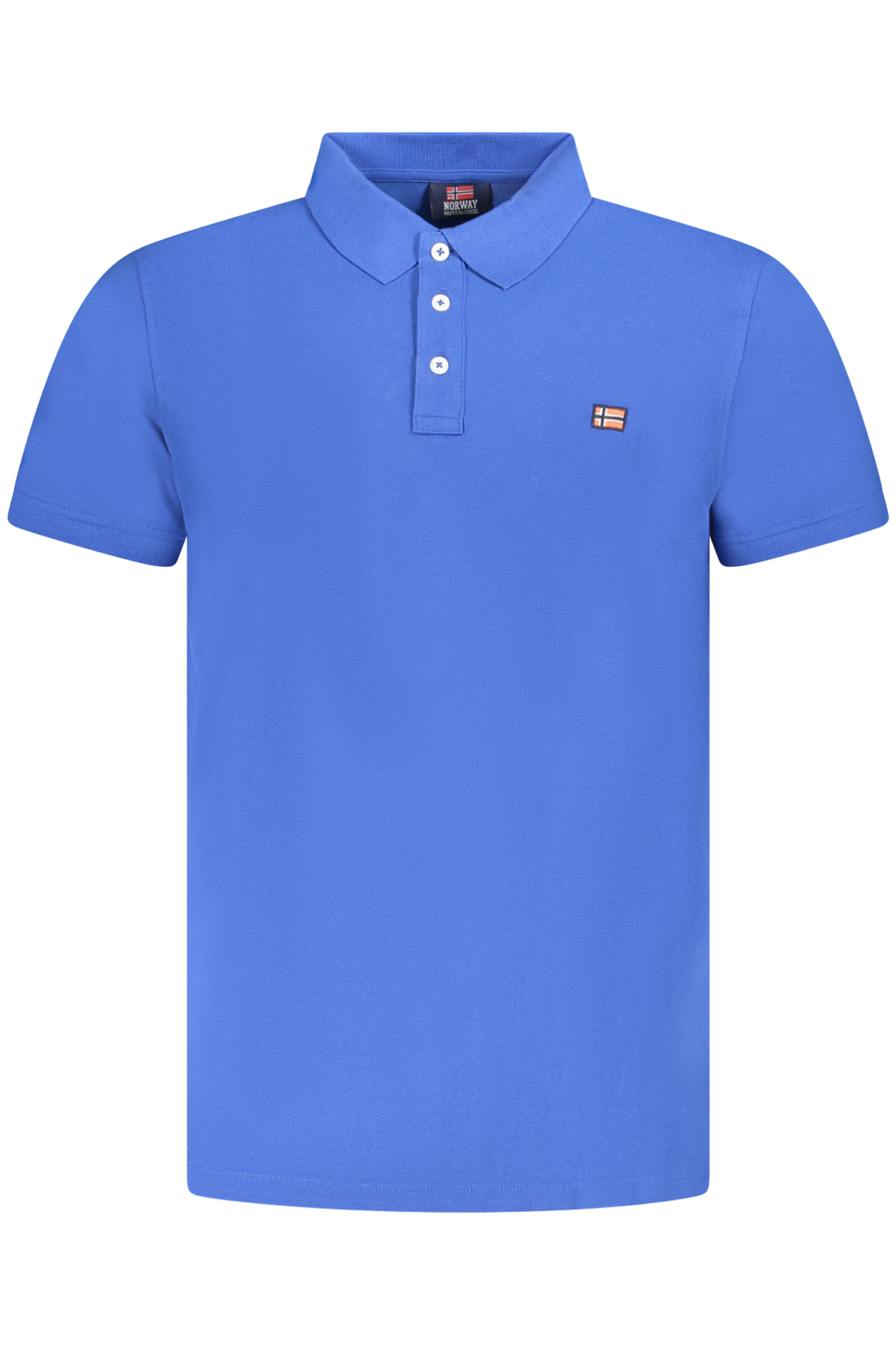 NORWAY 1963 POLO MANICHE CORTE UOMO - Blu