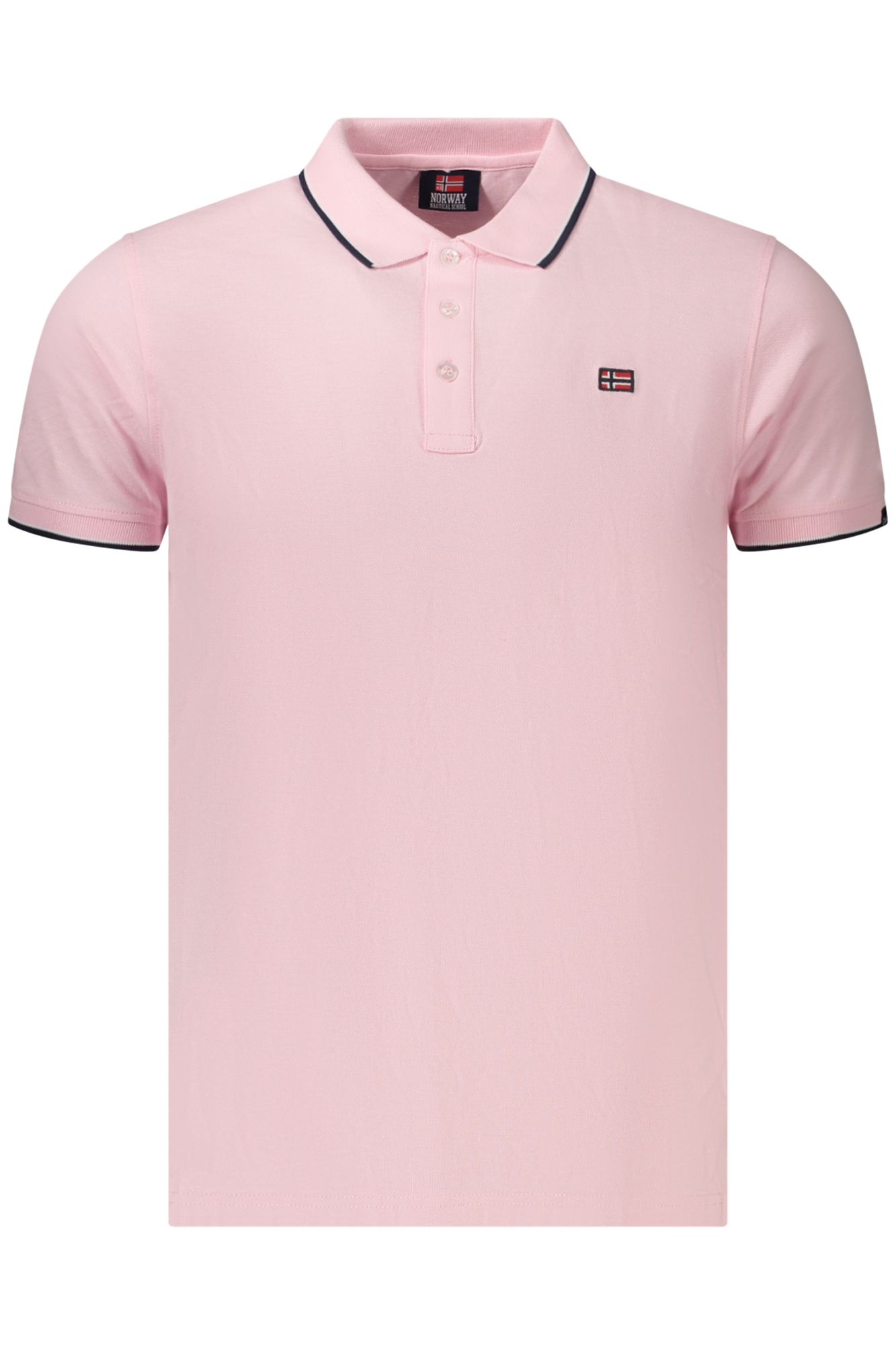 NORWAY 1963 POLO MANICHE CORTE UOMO - Rosa