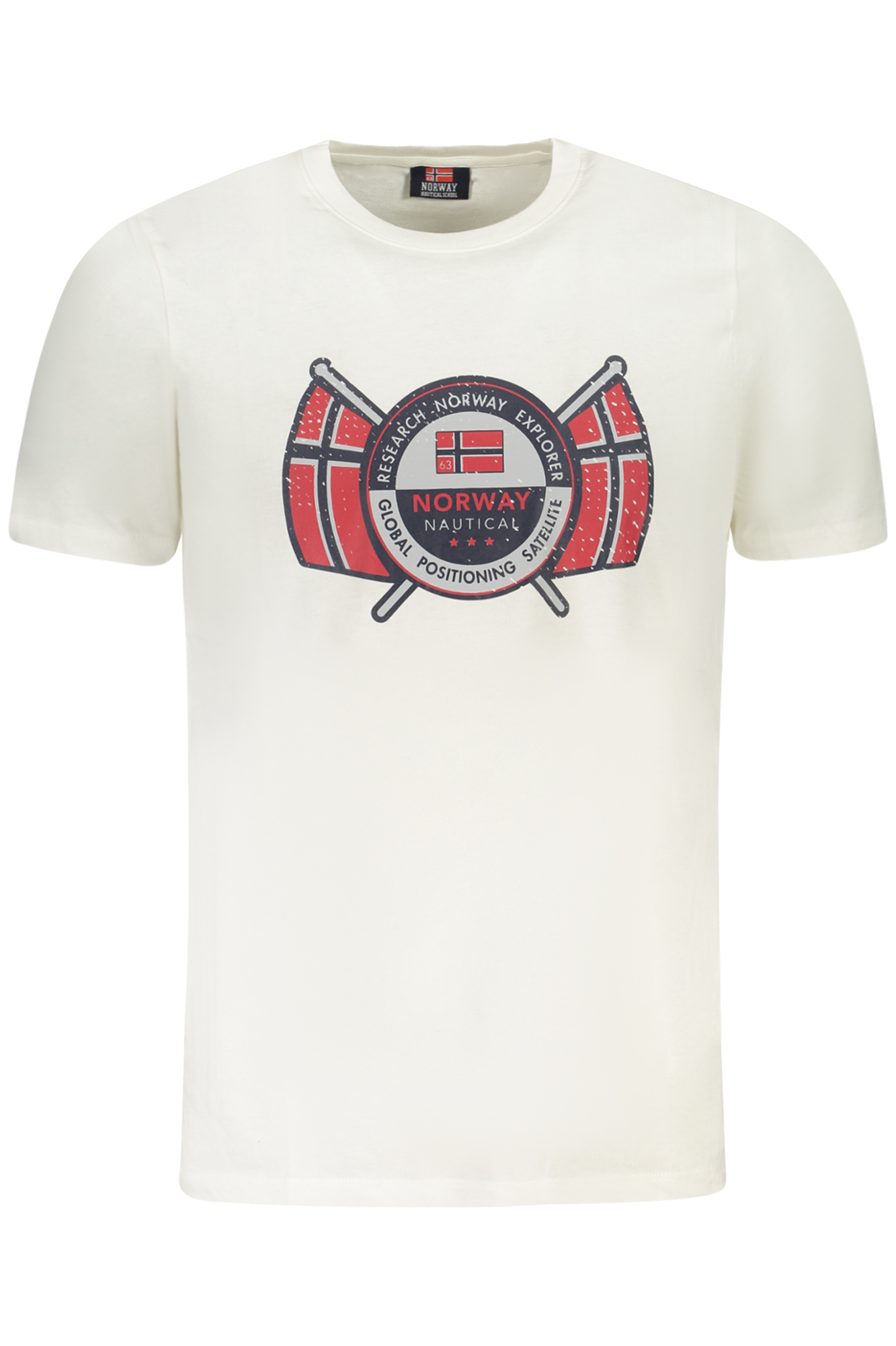 NORWAY 1963 T-SHIRT MANICHE CORTE UOMO - Bianco
