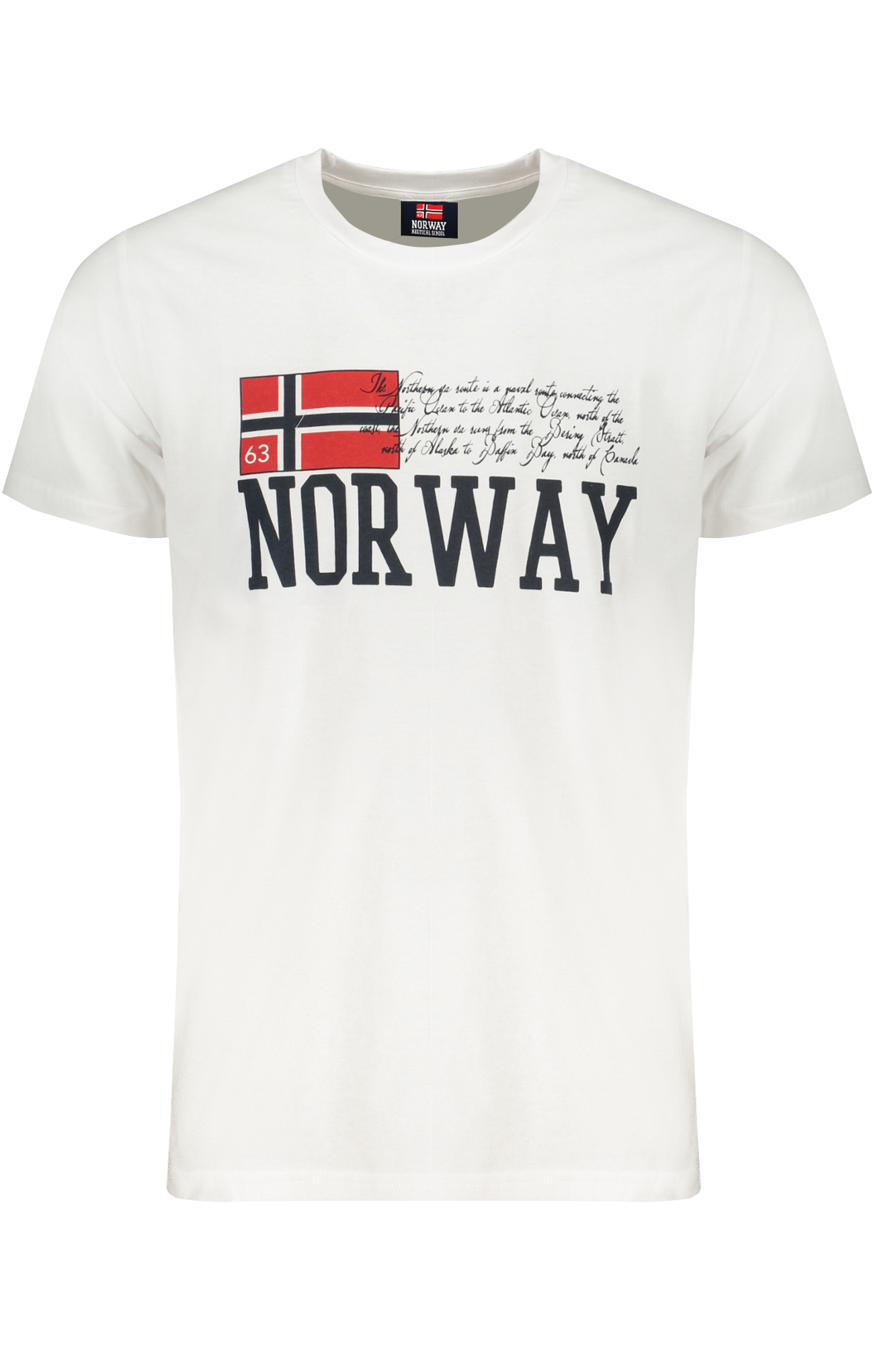 NORWAY 1963 T-SHIRT MANICHE CORTE UOMO - Bianco
