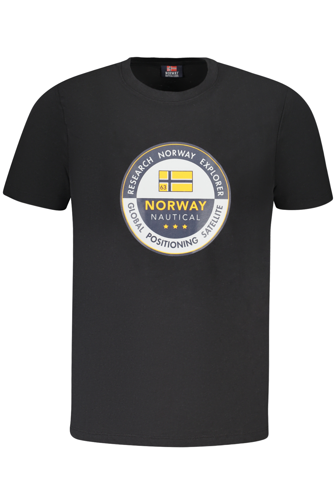 NORWAY 1963 T-SHIRT MANICHE CORTE UOMO - Nero