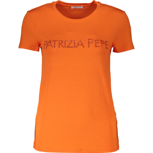 PATRIZIA PEPE T-SHIRT MANICHE CORTE DONNA - Arancione