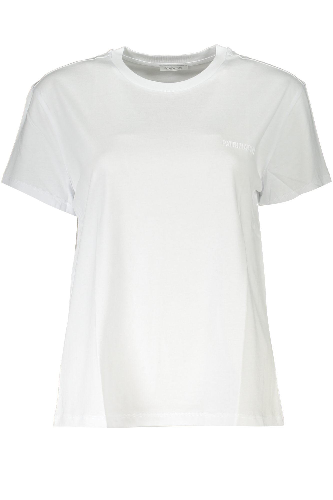 PATRIZIA PEPE T-SHIRT MANICHE CORTE DONNA - Bianco