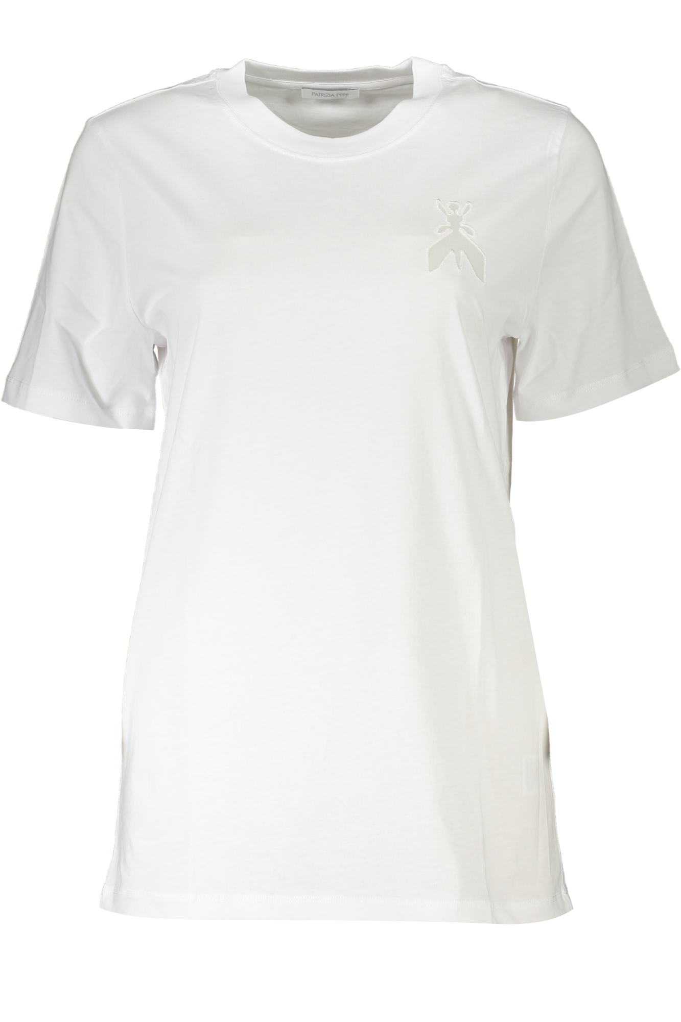 PATRIZIA PEPE T-SHIRT MANICHE CORTE DONNA - Bianco