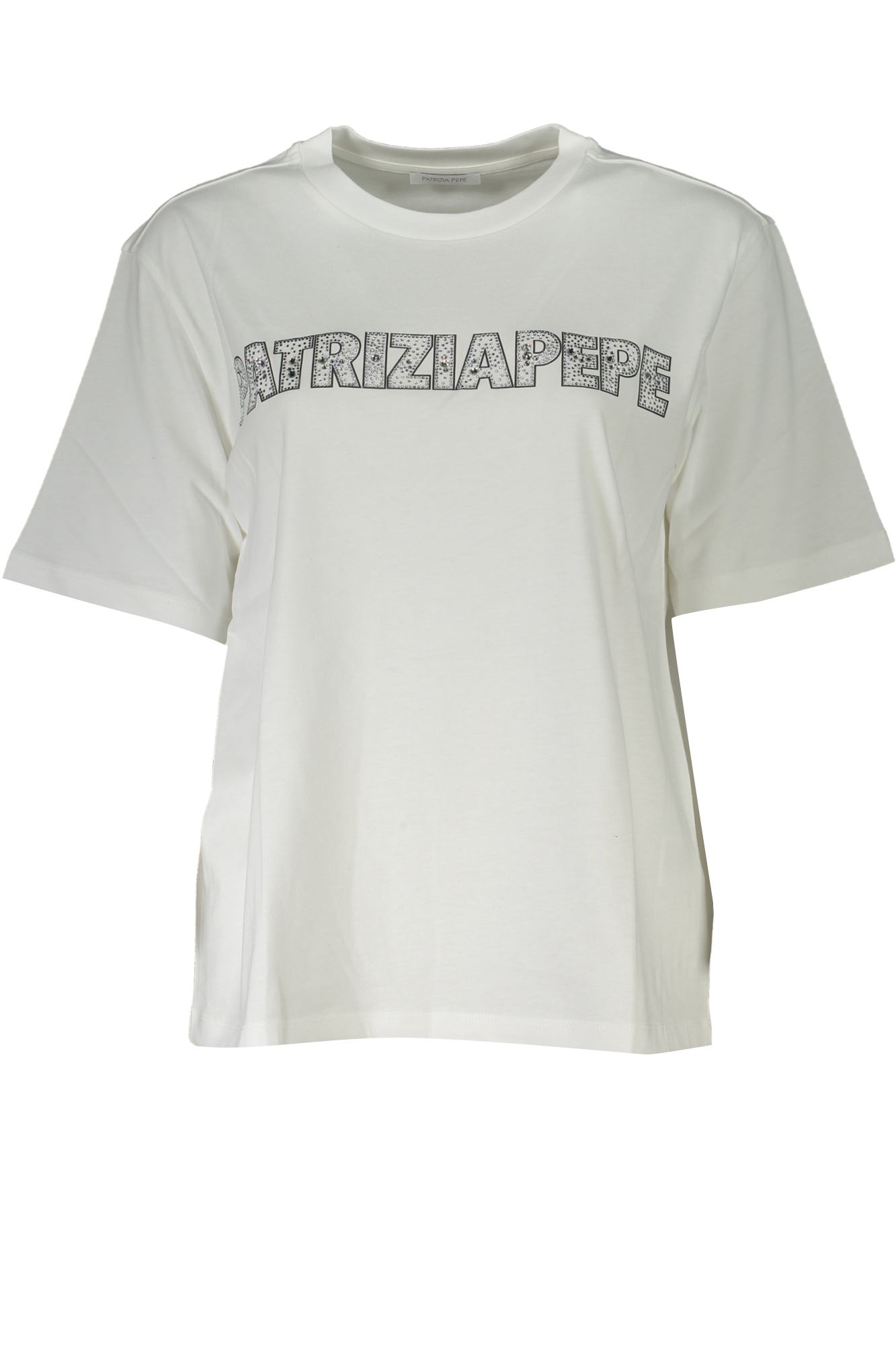 PATRIZIA PEPE T-SHIRT MANICHE CORTE DONNA - Bianco