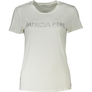 PATRIZIA PEPE T-SHIRT MANICHE CORTE DONNA - Bianco
