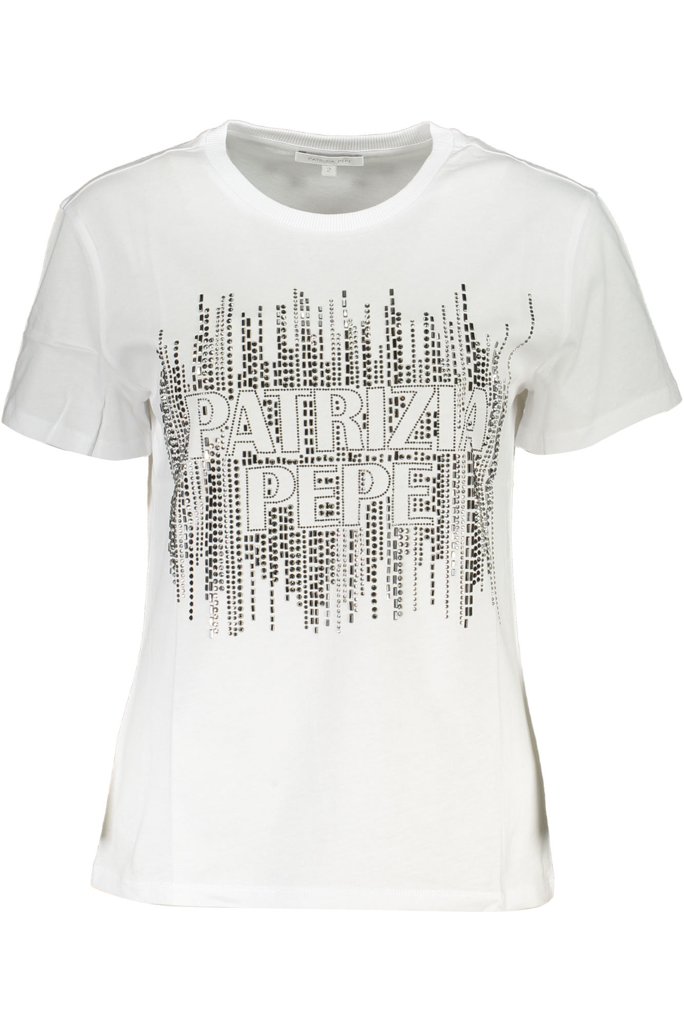 PATRIZIA PEPE T-SHIRT MANICHE CORTE DONNA - Bianco