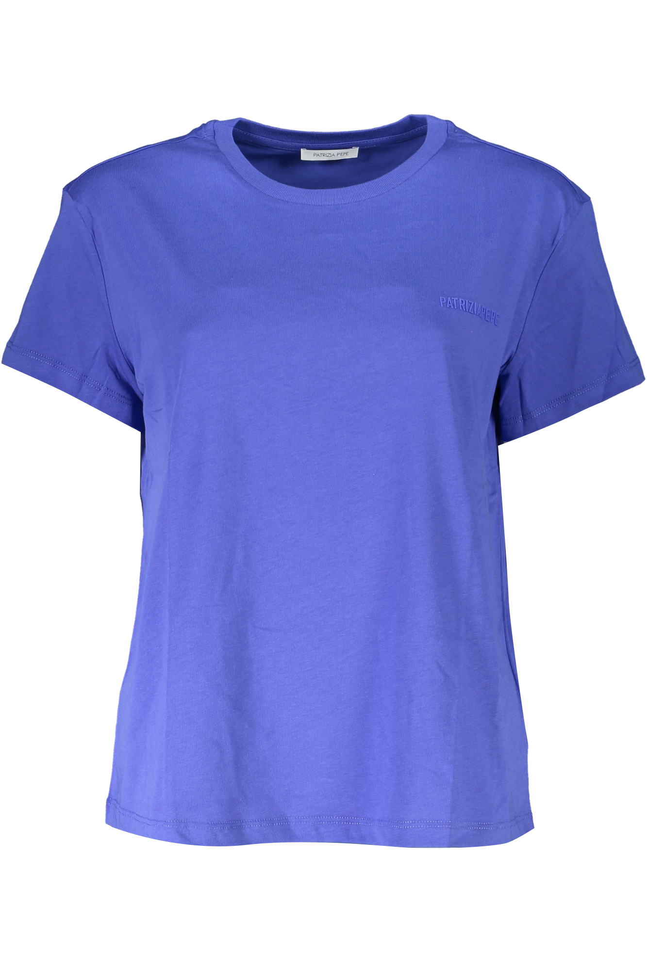 PATRIZIA PEPE T-SHIRT MANICHE CORTE DONNA - Blu