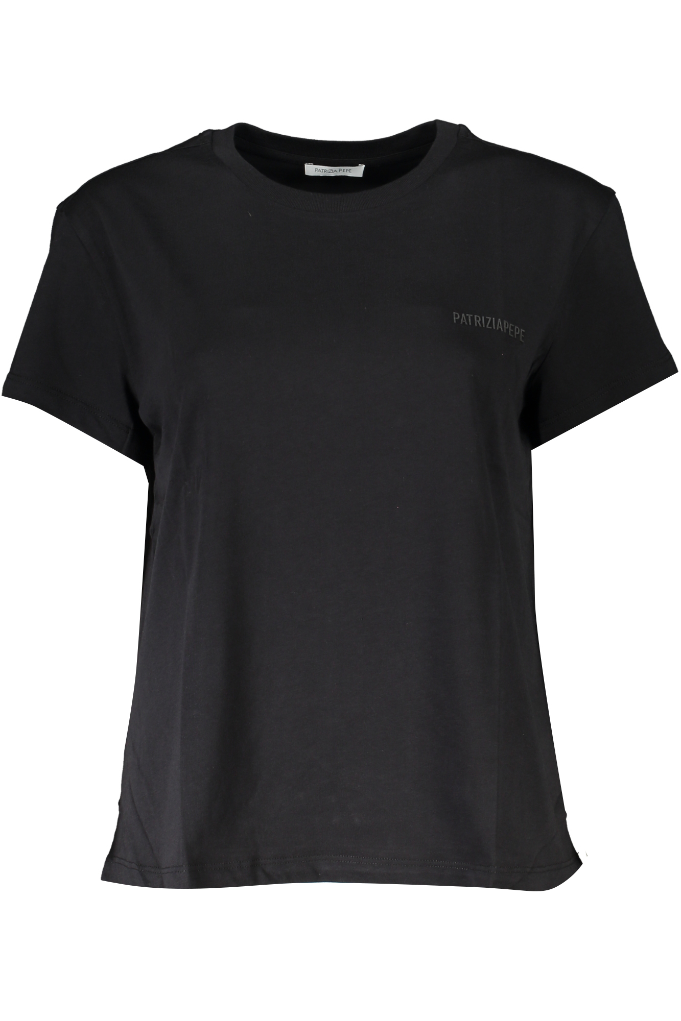 PATRIZIA PEPE T-SHIRT MANICHE CORTE DONNA - Nero