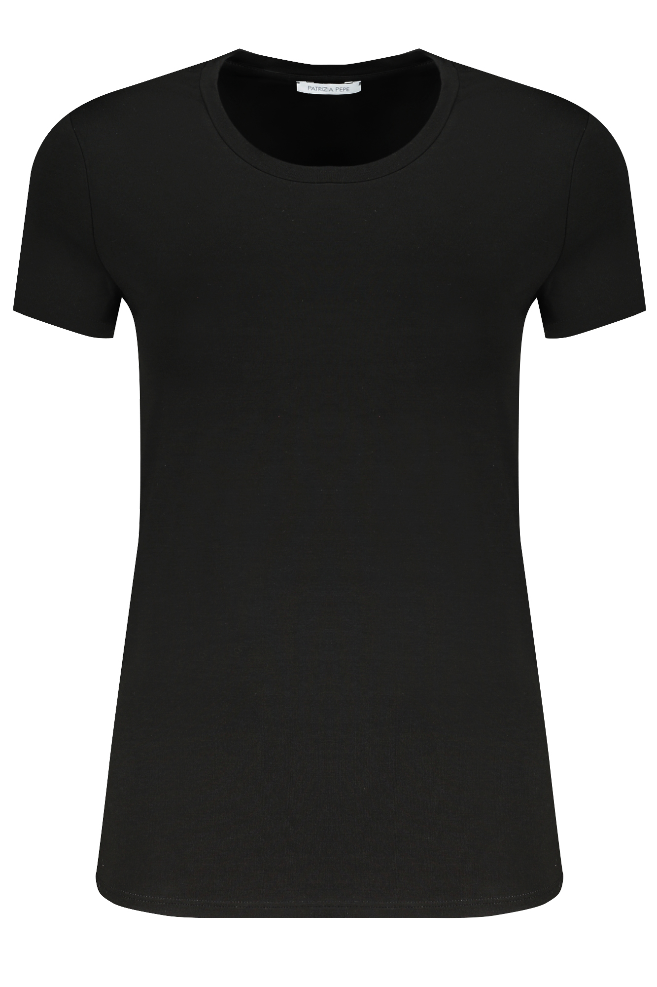 PATRIZIA PEPE T-SHIRT MANICHE CORTE DONNA - Nero
