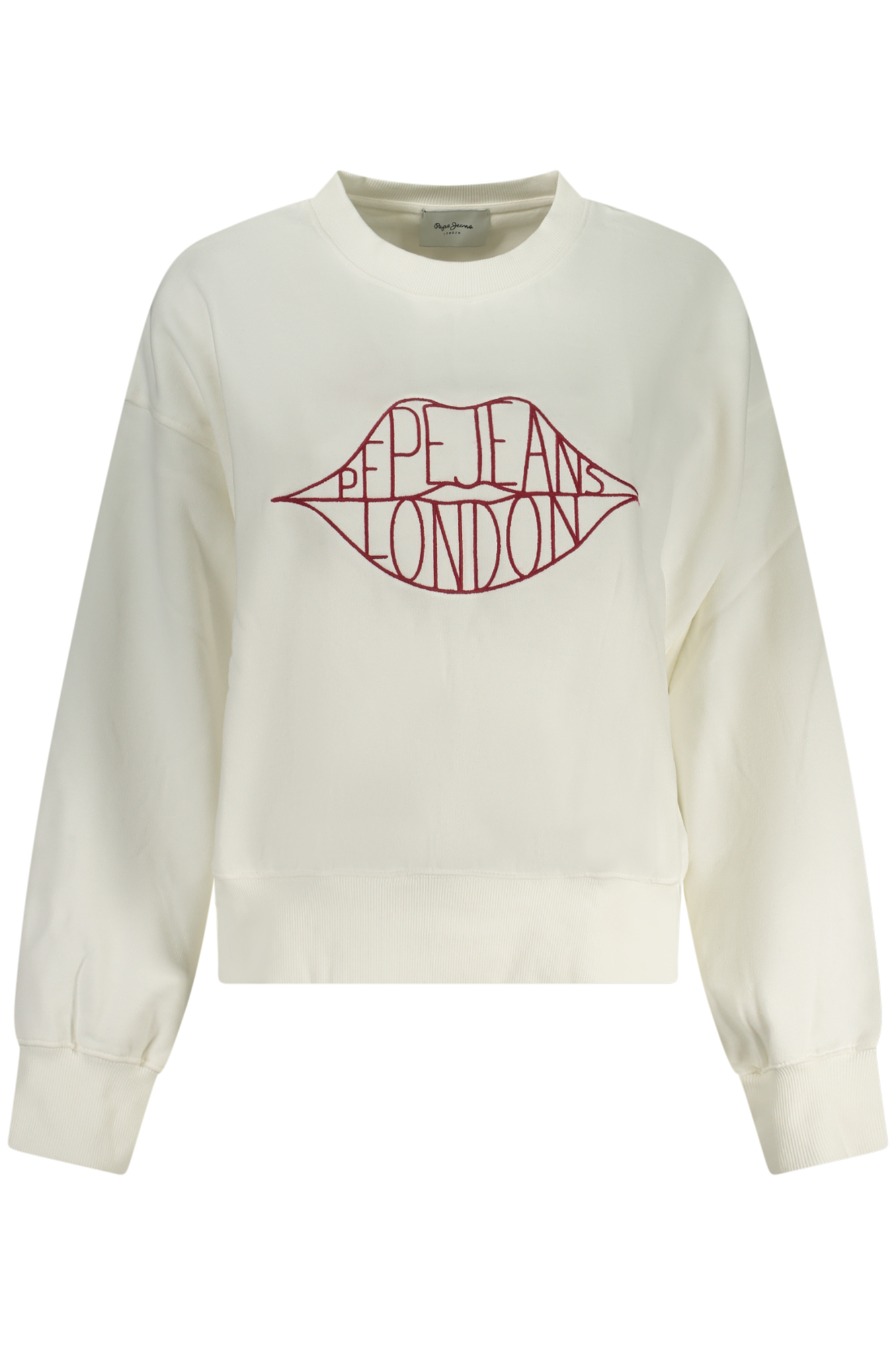 PEPE JEANS FELPA SENZA ZIP DONNA - Bianco