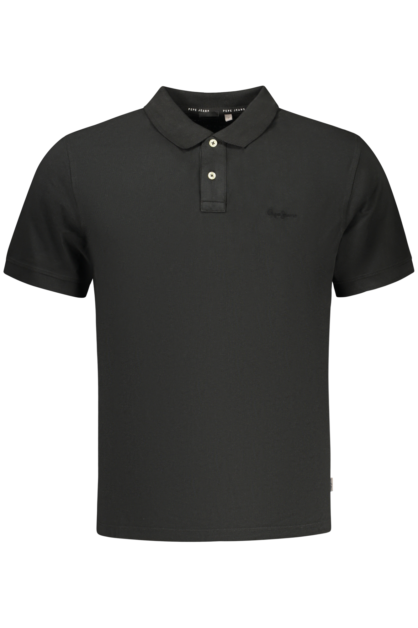 PEPE JEANS POLO MANICHE CORTE UOMO - Nero