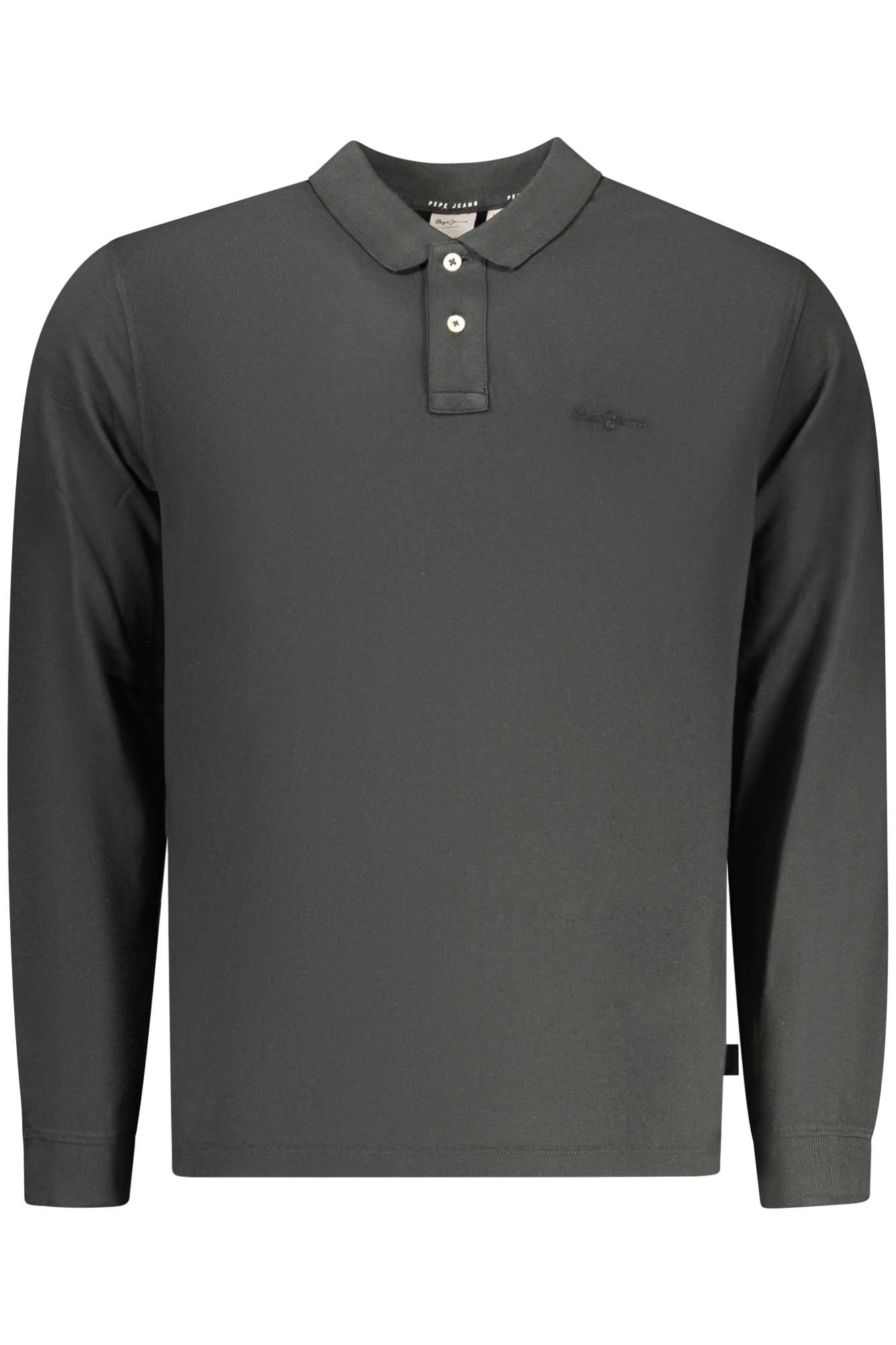 PEPE JEANS POLO MANICHE LUNGHE UOMO - Nero