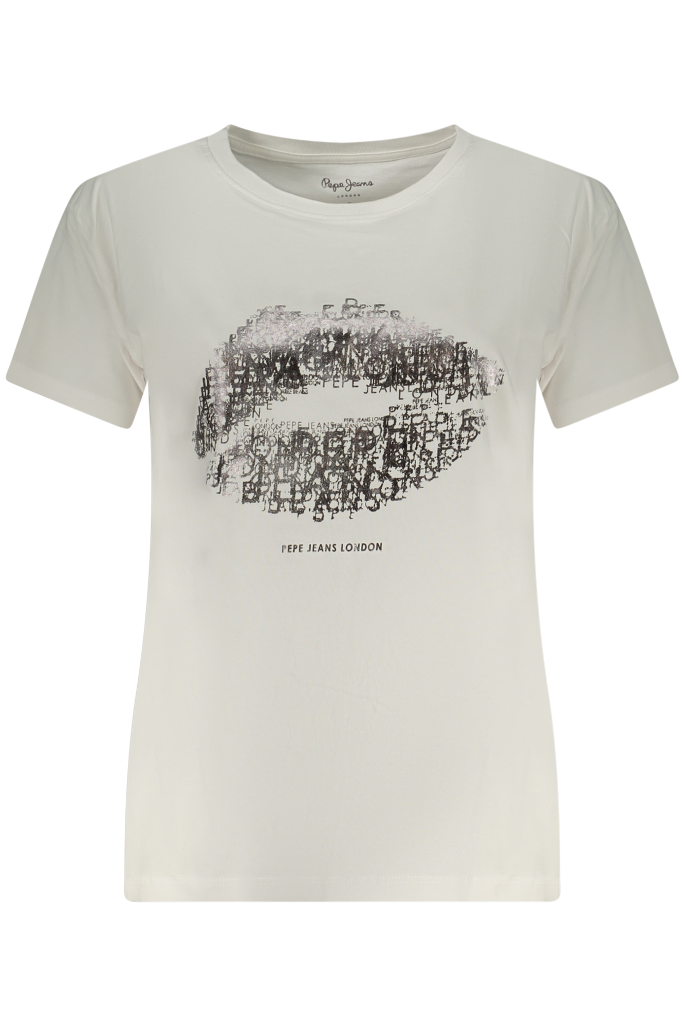 PEPE JEANS T-SHIRT MANICHE CORTE DONNA - Bianco