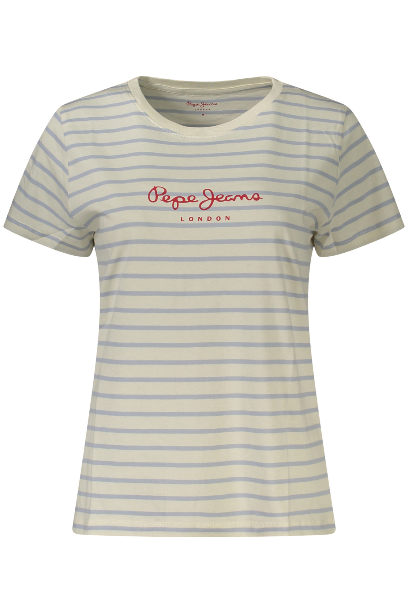 PEPE JEANS T-SHIRT MANICHE CORTE DONNA - Bianco