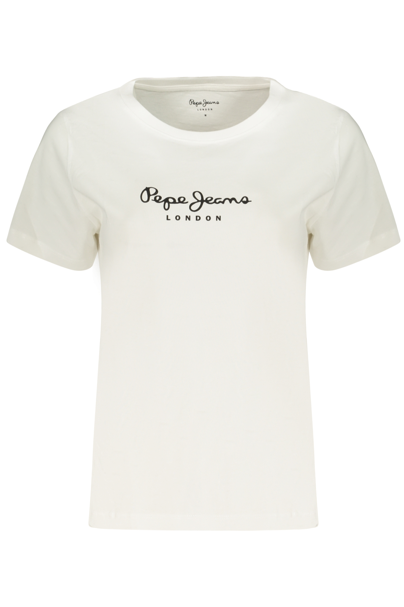 PEPE JEANS T-SHIRT MANICHE CORTE DONNA - Bianco