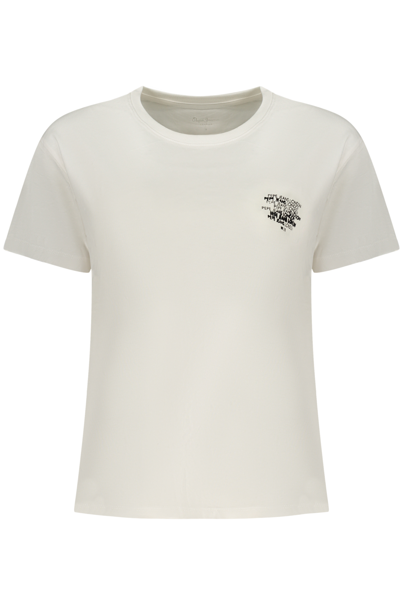 PEPE JEANS T-SHIRT MANICHE CORTE DONNA - Bianco