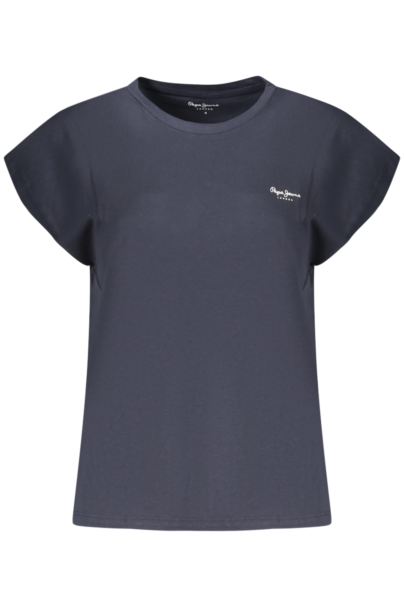 PEPE JEANS T-SHIRT MANICHE CORTE DONNA - Blu