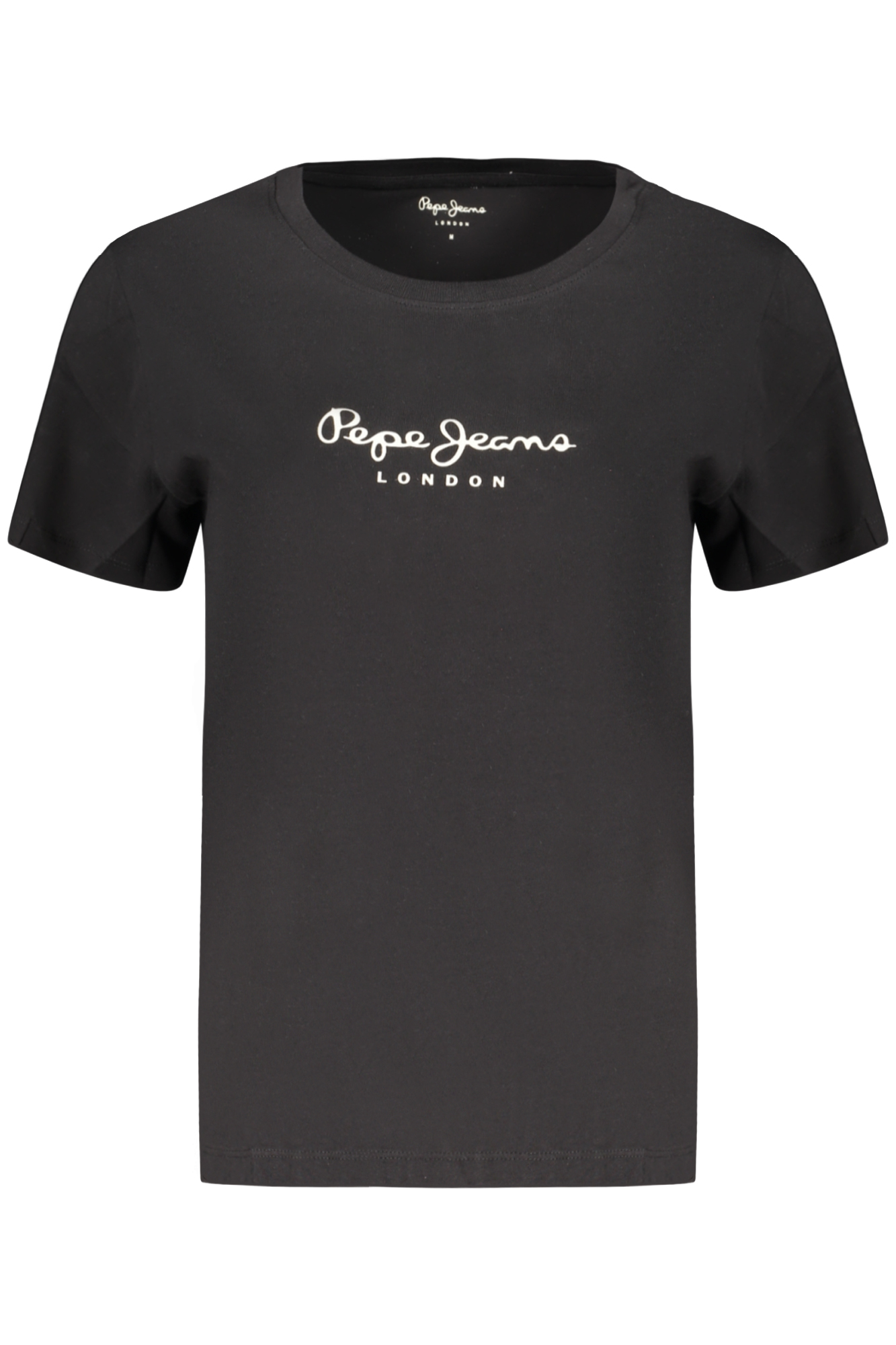 PEPE JEANS T-SHIRT MANICHE CORTE DONNA - Nero