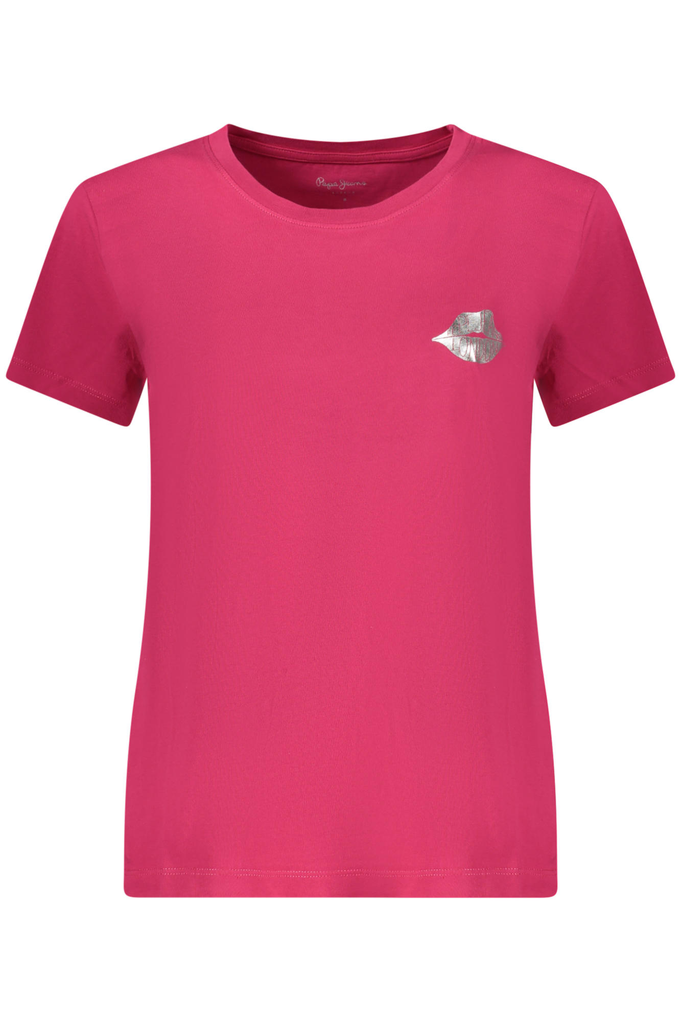 PEPE JEANS T-SHIRT MANICHE CORTE DONNA - Rosso