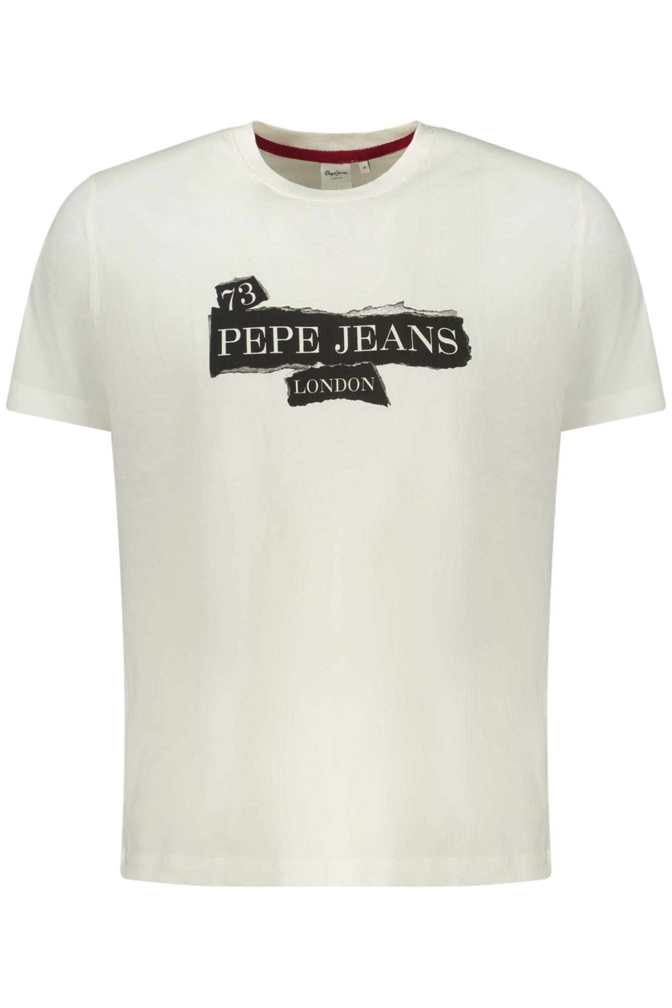 PEPE JEANS T-SHIRT MANICHE CORTE UOMO - Bianco
