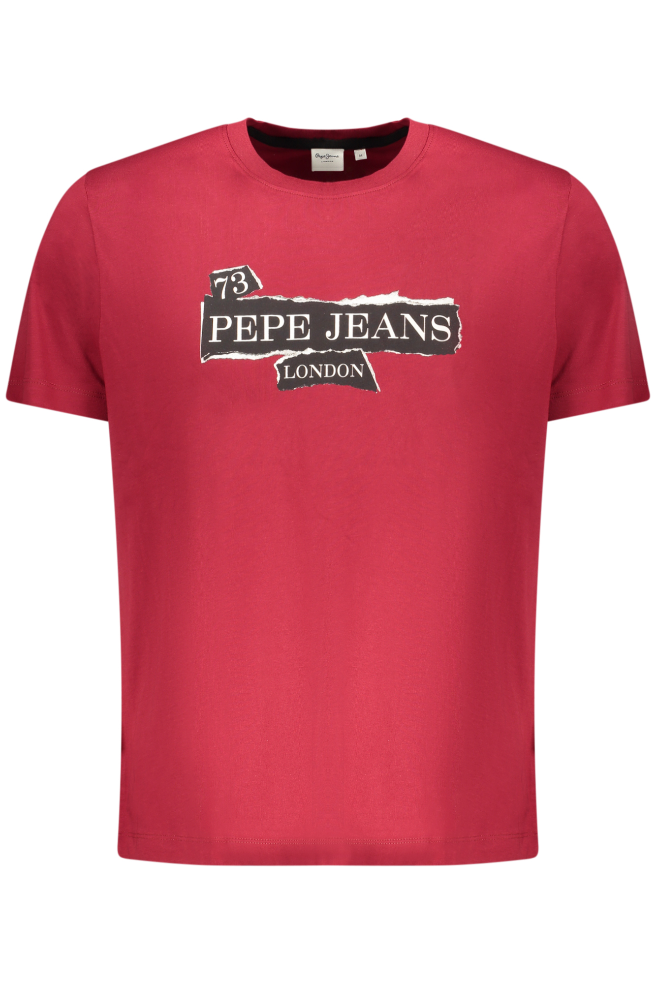 PEPE JEANS T-SHIRT MANICHE CORTE UOMO - Rosso