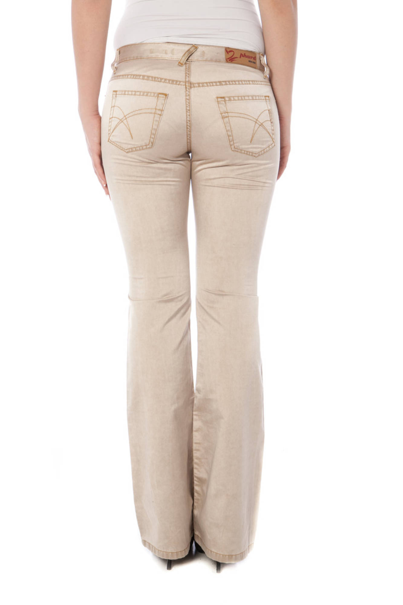 PHARD PANTALONE DONNA - Beige - immagine 3