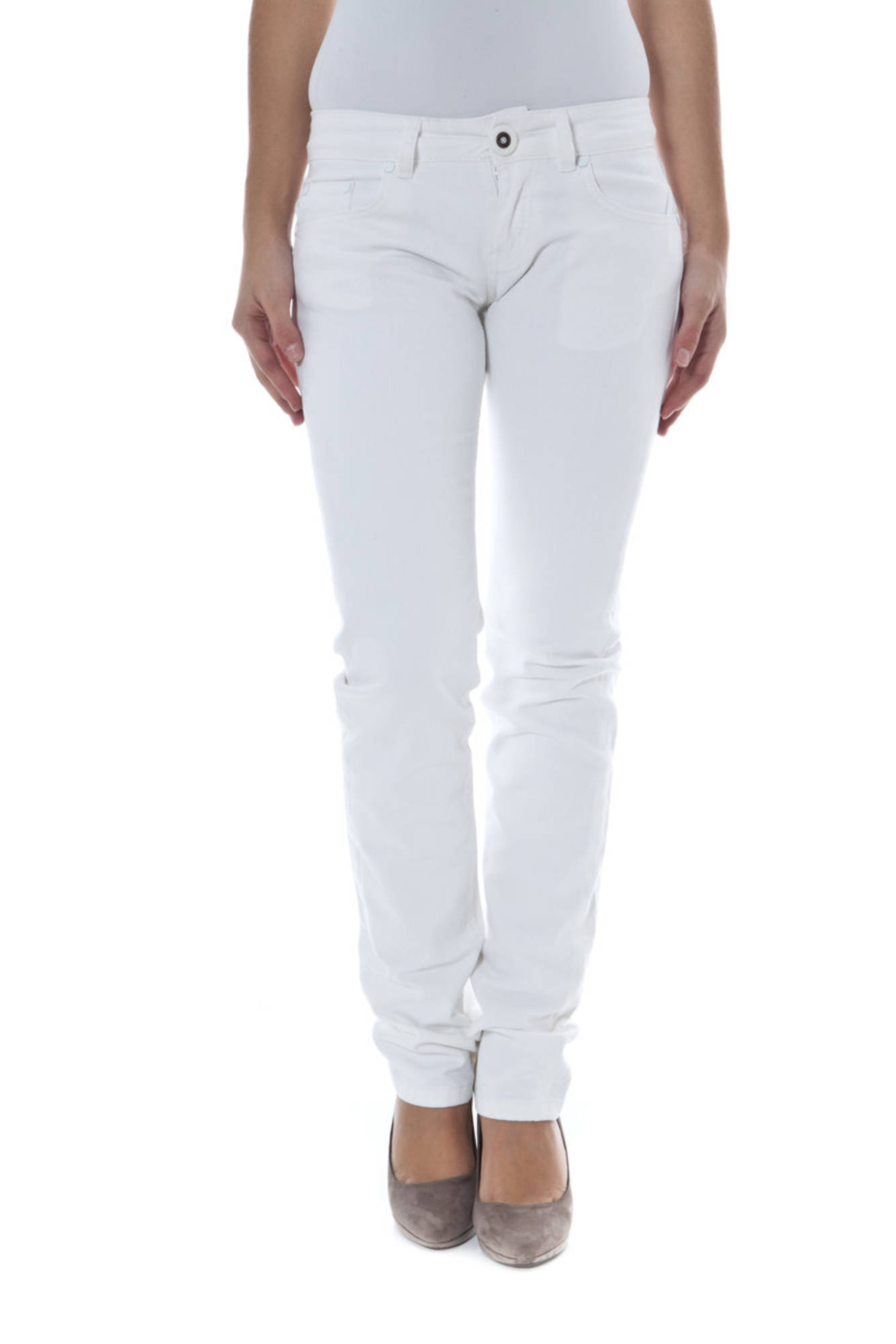 PHARD PANTALONE DONNA - Bianco