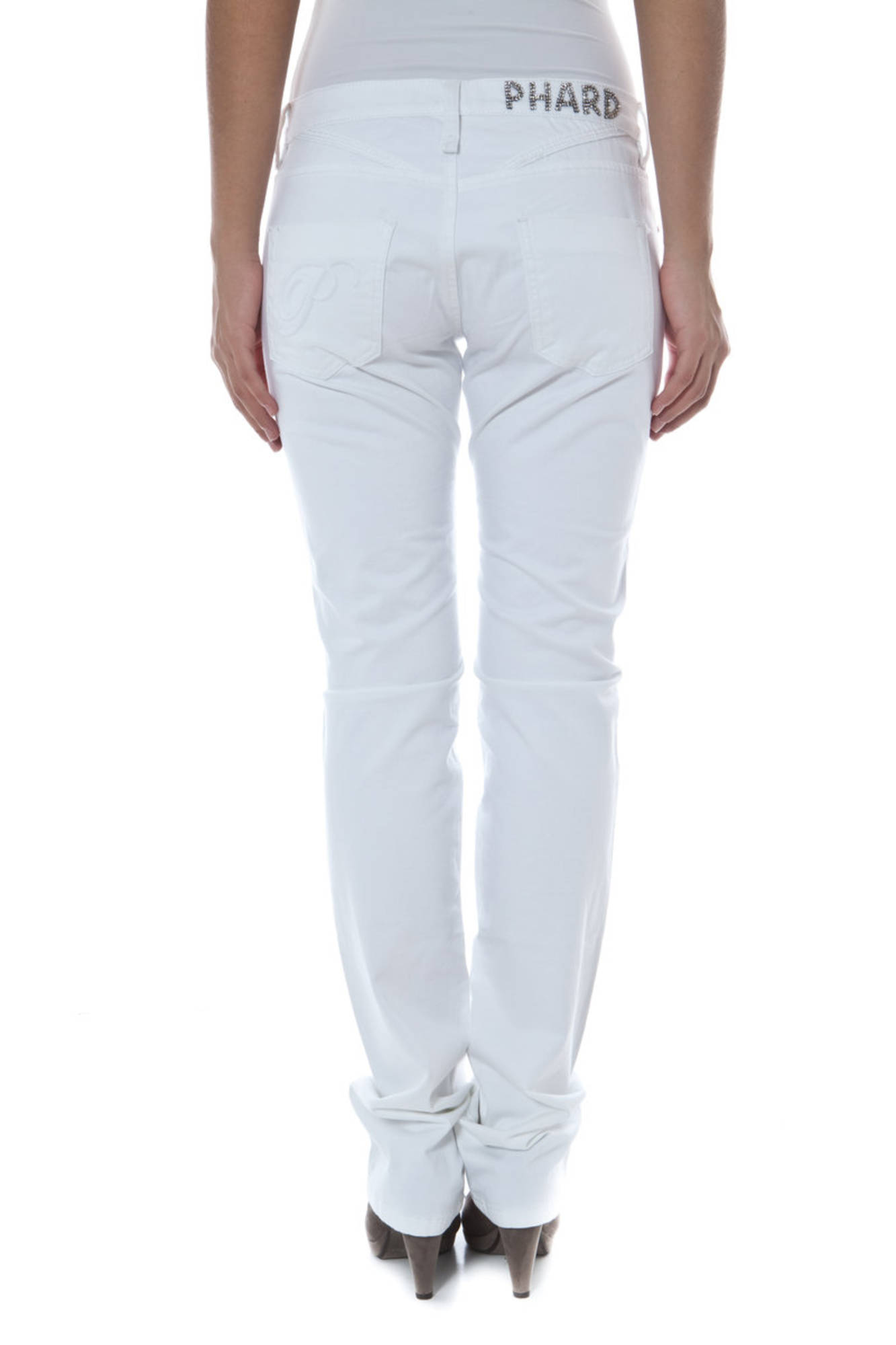 PHARD PANTALONE DONNA - Bianco - immagine 2