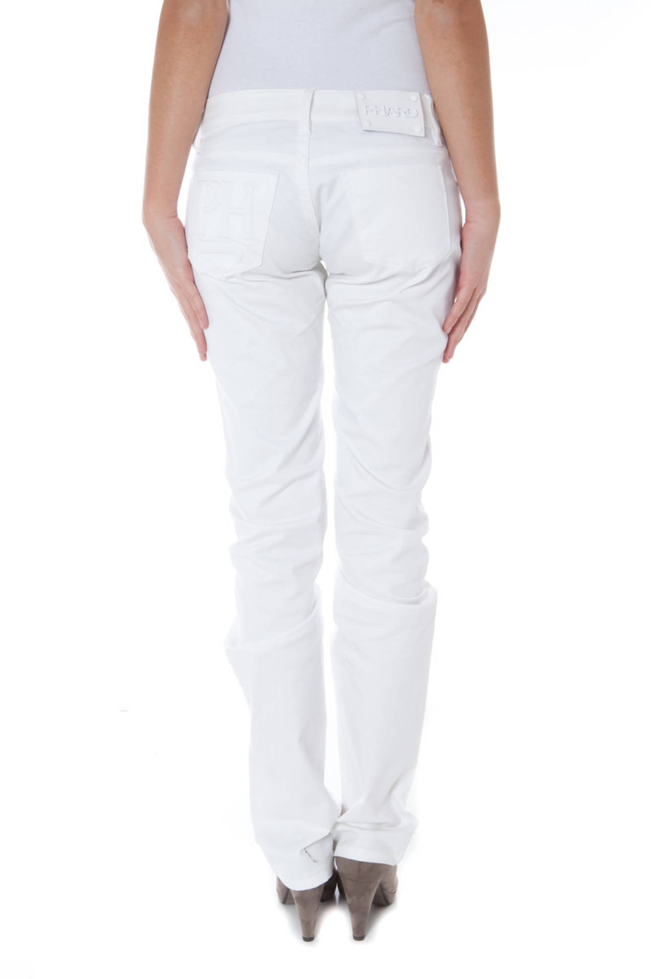PHARD PANTALONE DONNA - Bianco - immagine 2