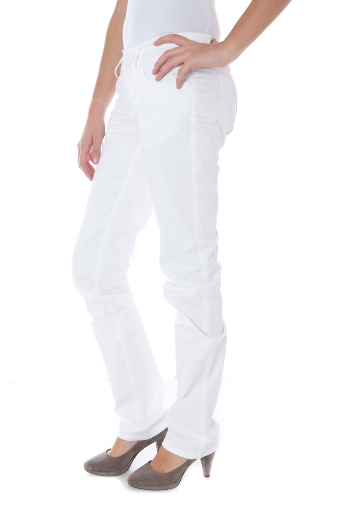 PHARD PANTALONE DONNA - Bianco - immagine 3