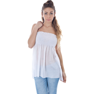 PHARD TOP DONNA - Bianco