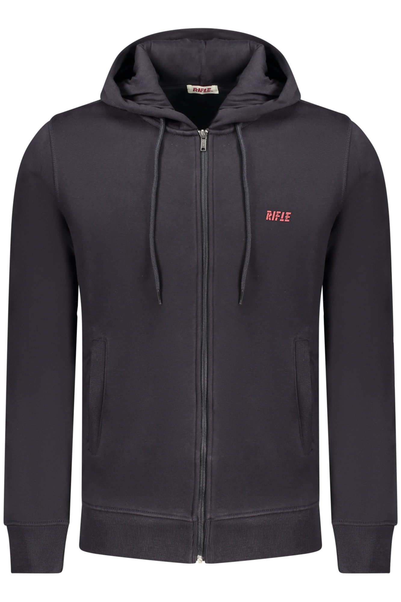 RIFLE FELPA CON ZIP UOMO - Blu
