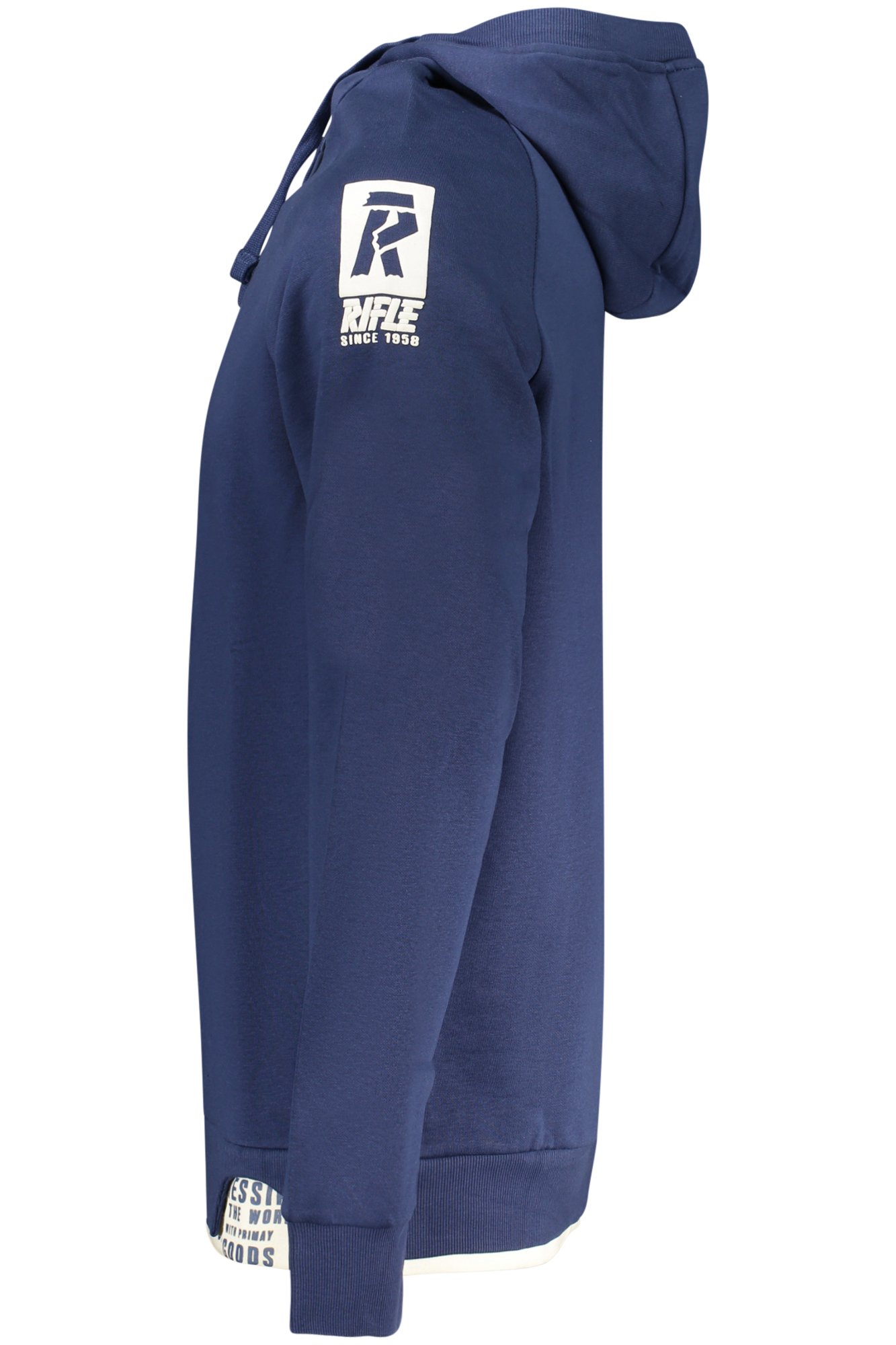 RIFLE FELPA SENZA ZIP UOMO - Blu - immagine 3