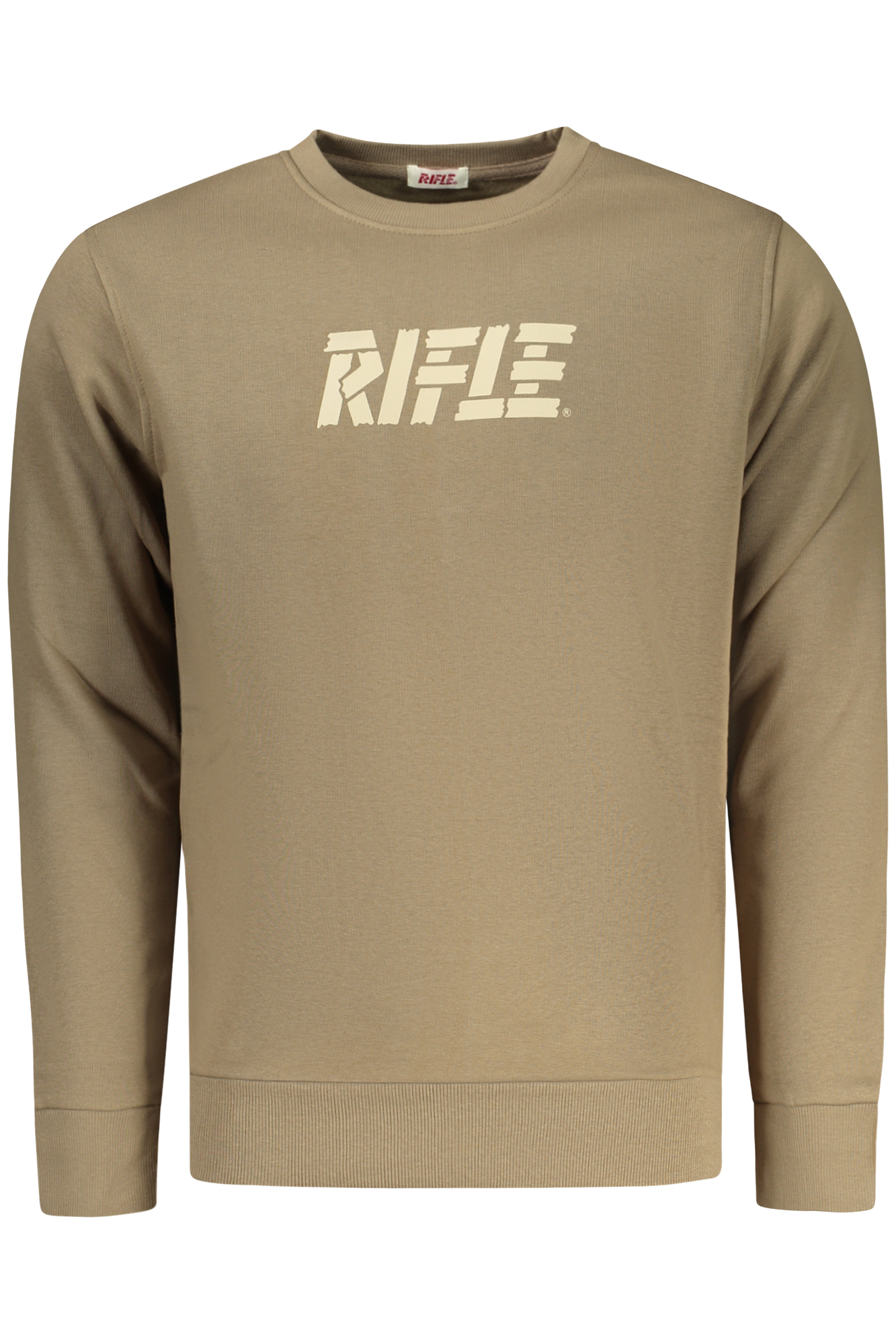 RIFLE FELPA SENZA ZIP UOMO - Marrone