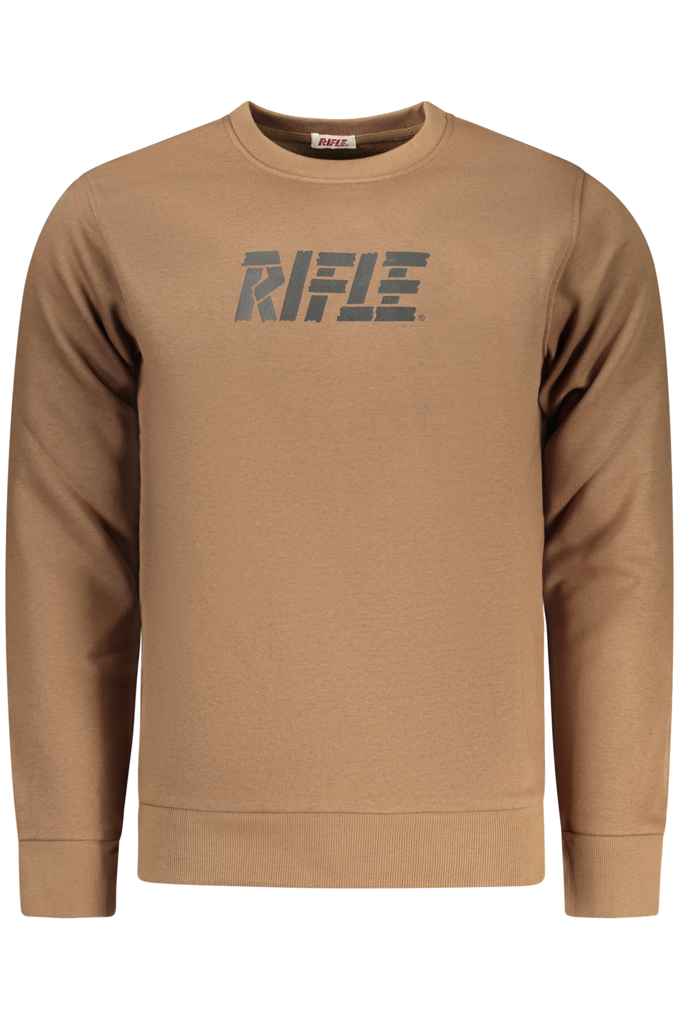 RIFLE FELPA SENZA ZIP UOMO - Marrone