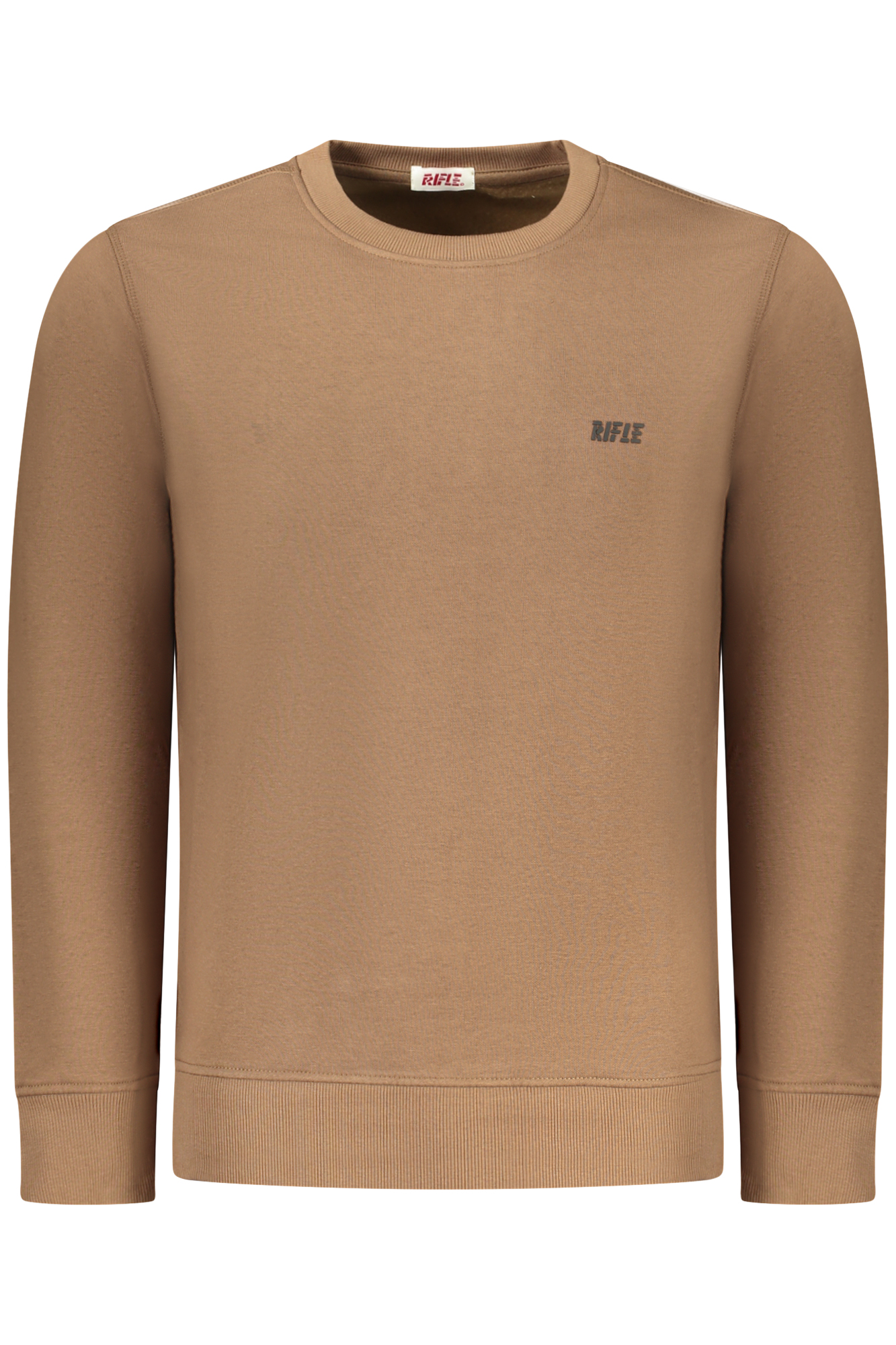 RIFLE FELPA SENZA ZIP UOMO - Marrone
