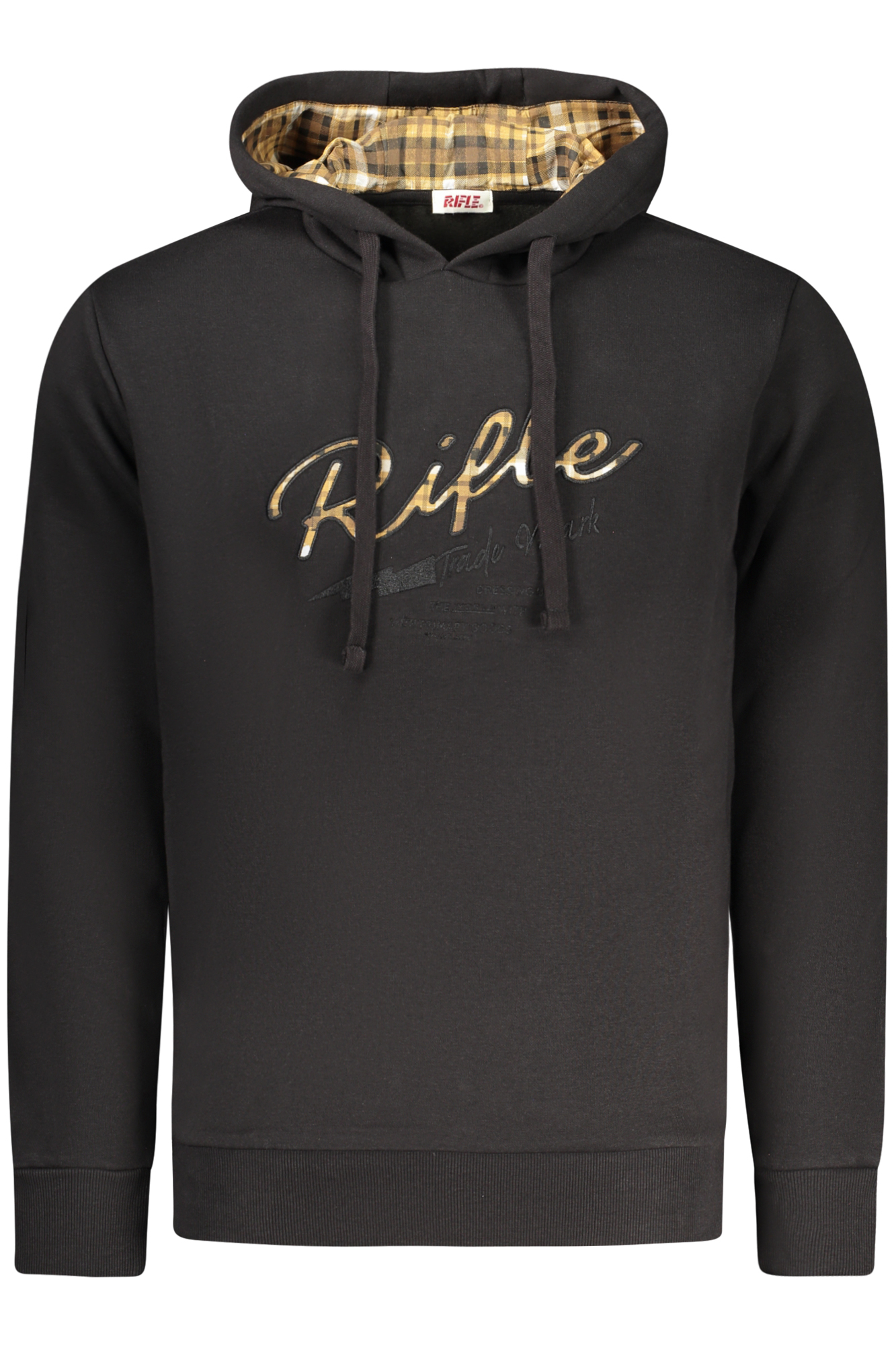 RIFLE FELPA SENZA ZIP UOMO - Nero