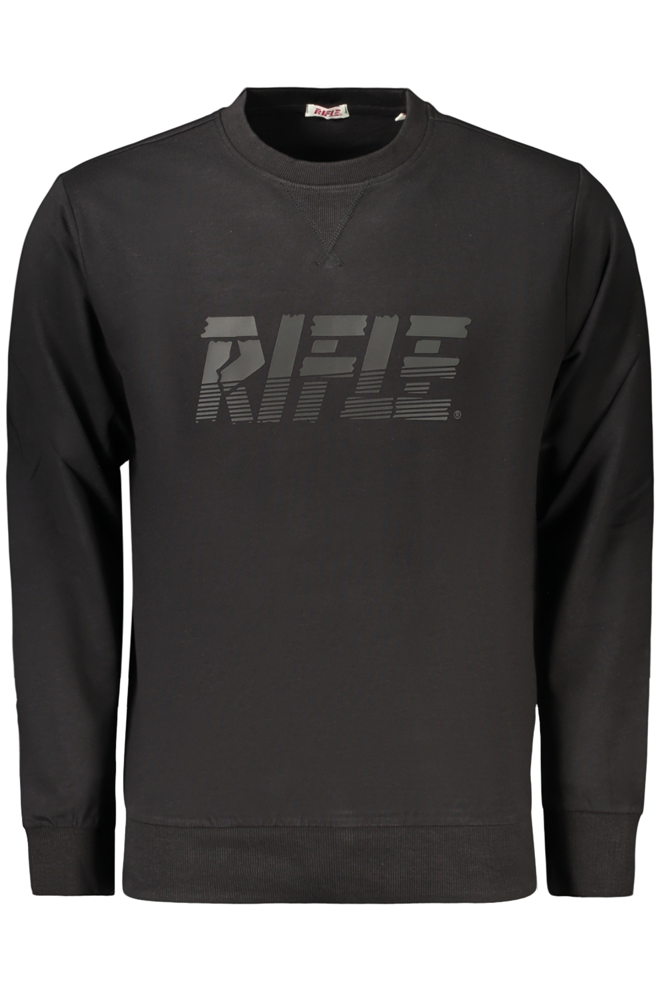 RIFLE FELPA SENZA ZIP UOMO - Nero