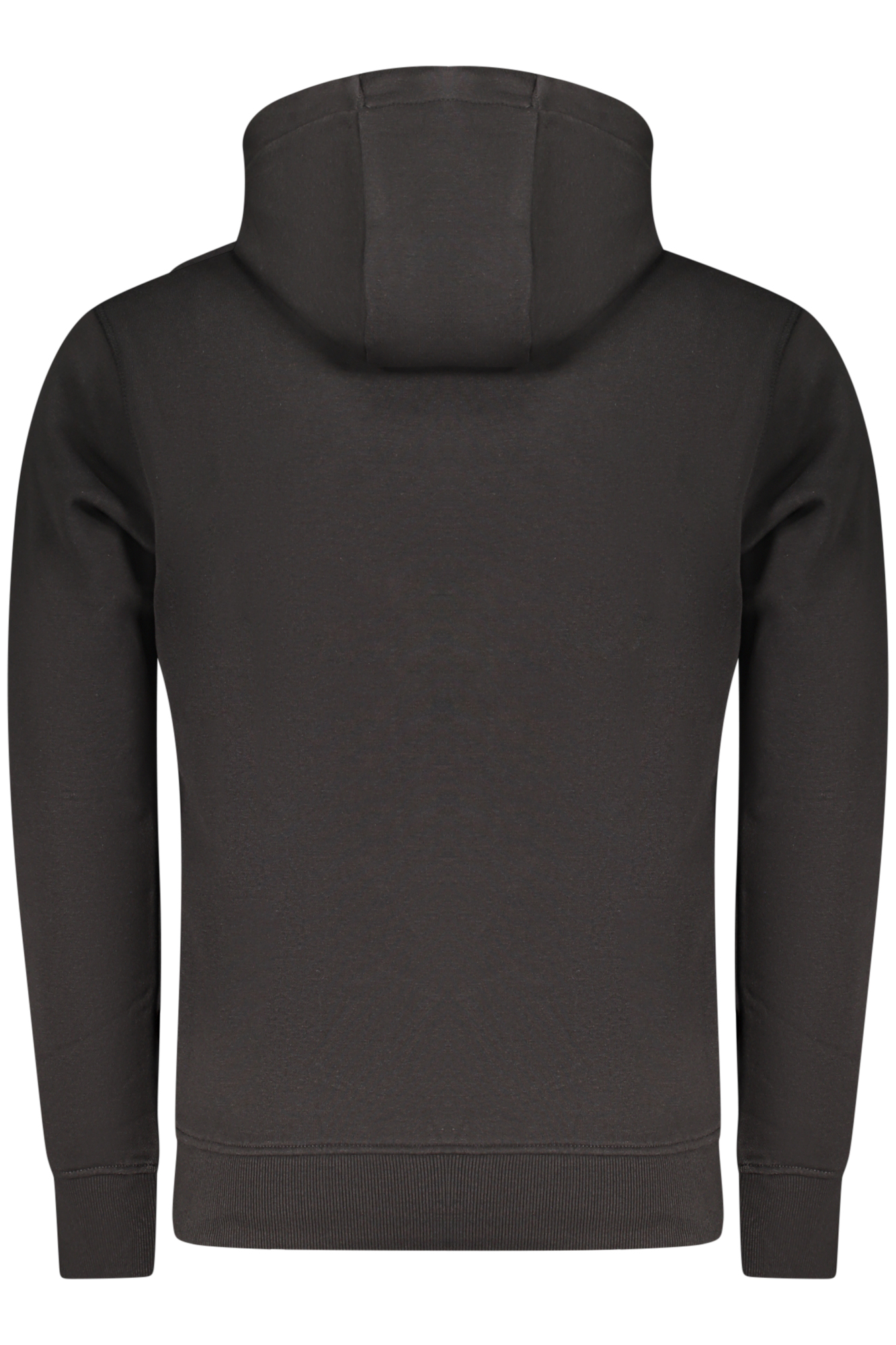 RIFLE FELPA SENZA ZIP UOMO - Nero - immagine 2