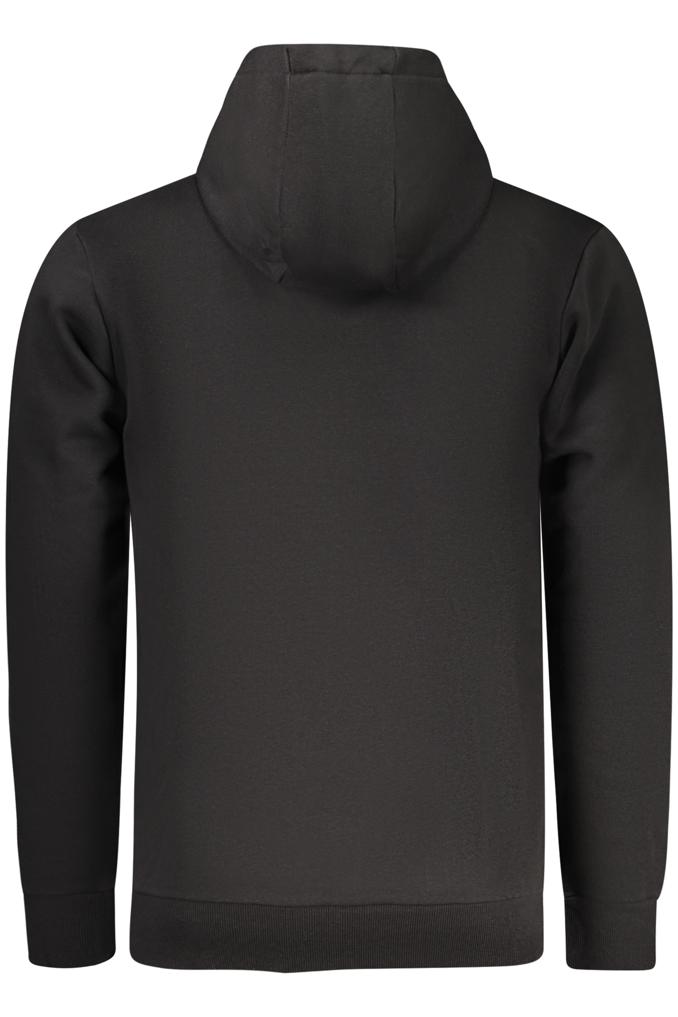 RIFLE FELPA SENZA ZIP UOMO - Nero - immagine 2