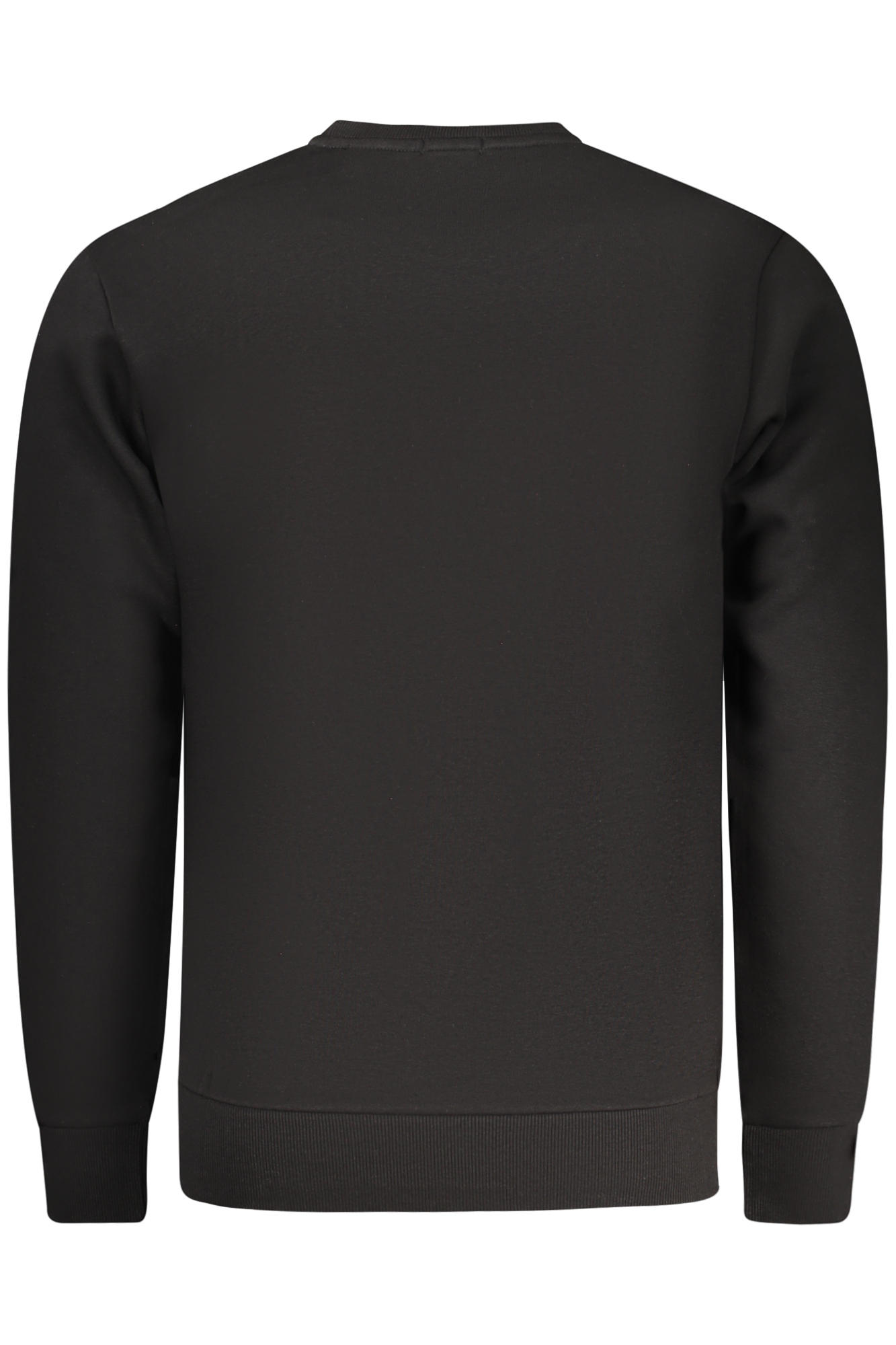 RIFLE FELPA SENZA ZIP UOMO - Nero - immagine 2