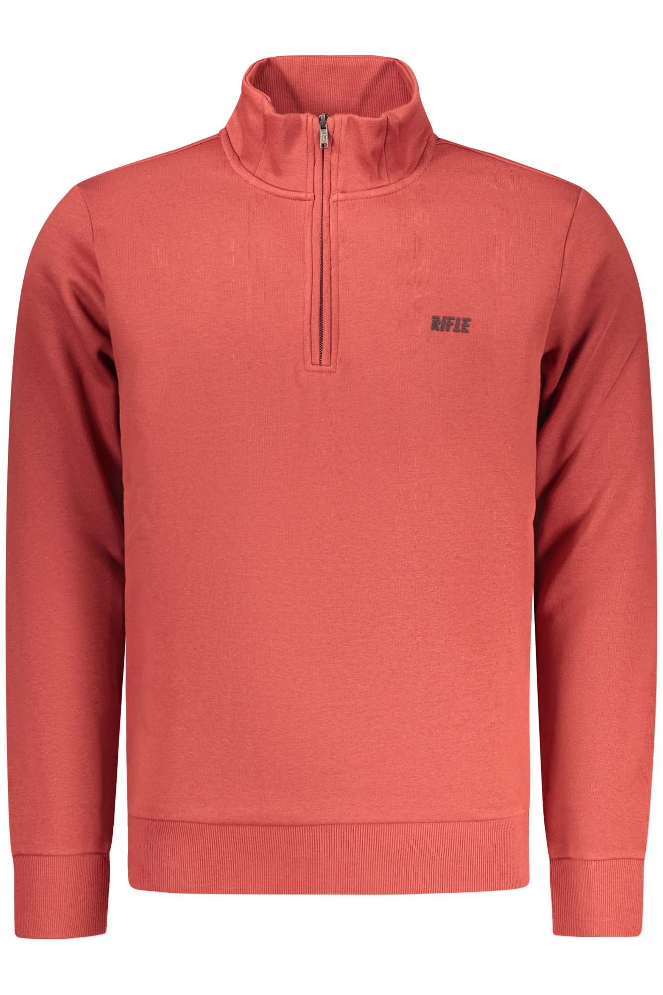 RIFLE FELPA SENZA ZIP UOMO - Rosso