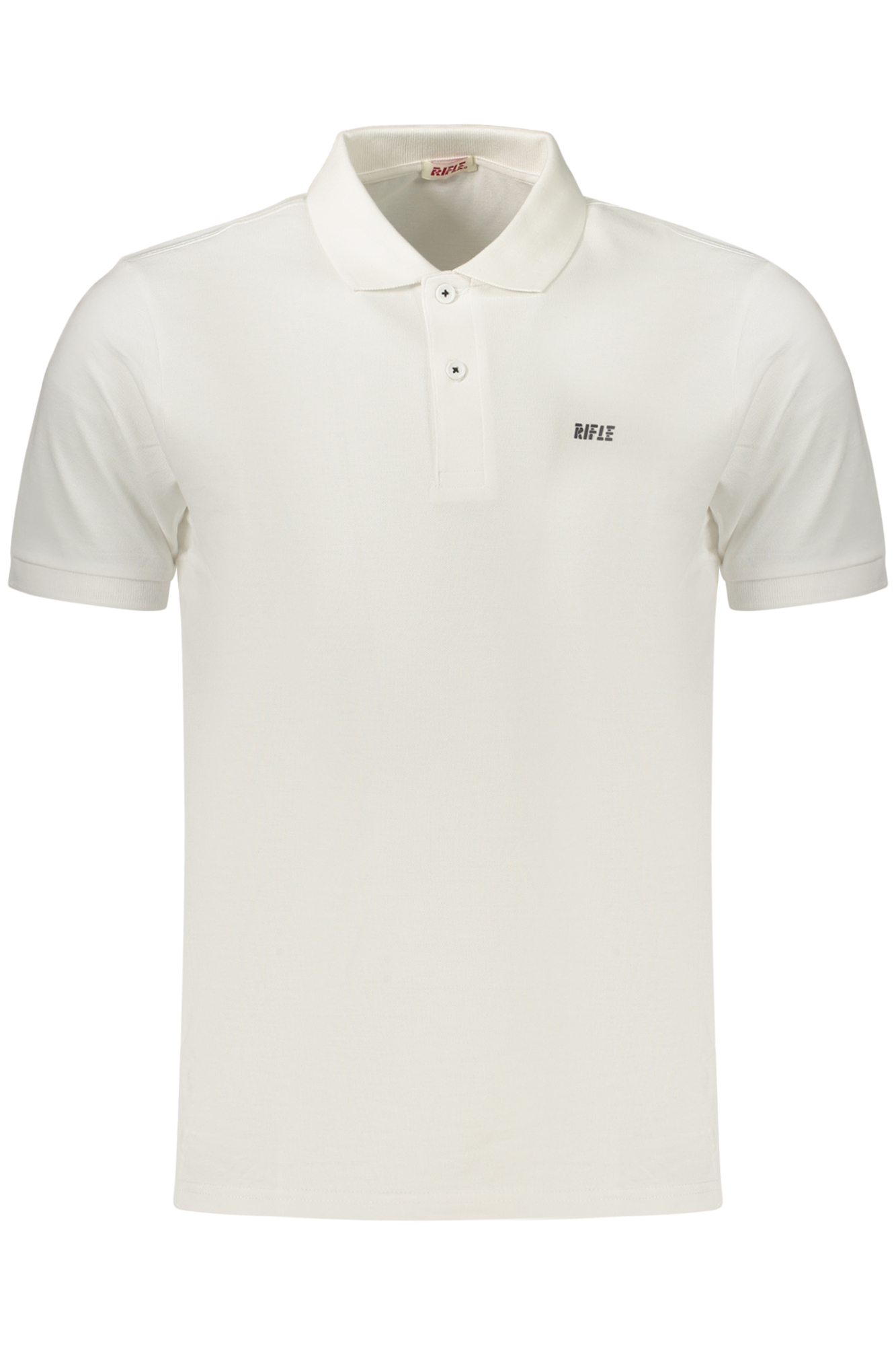 RIFLE POLO MANICHE CORTE UOMO - Bianco